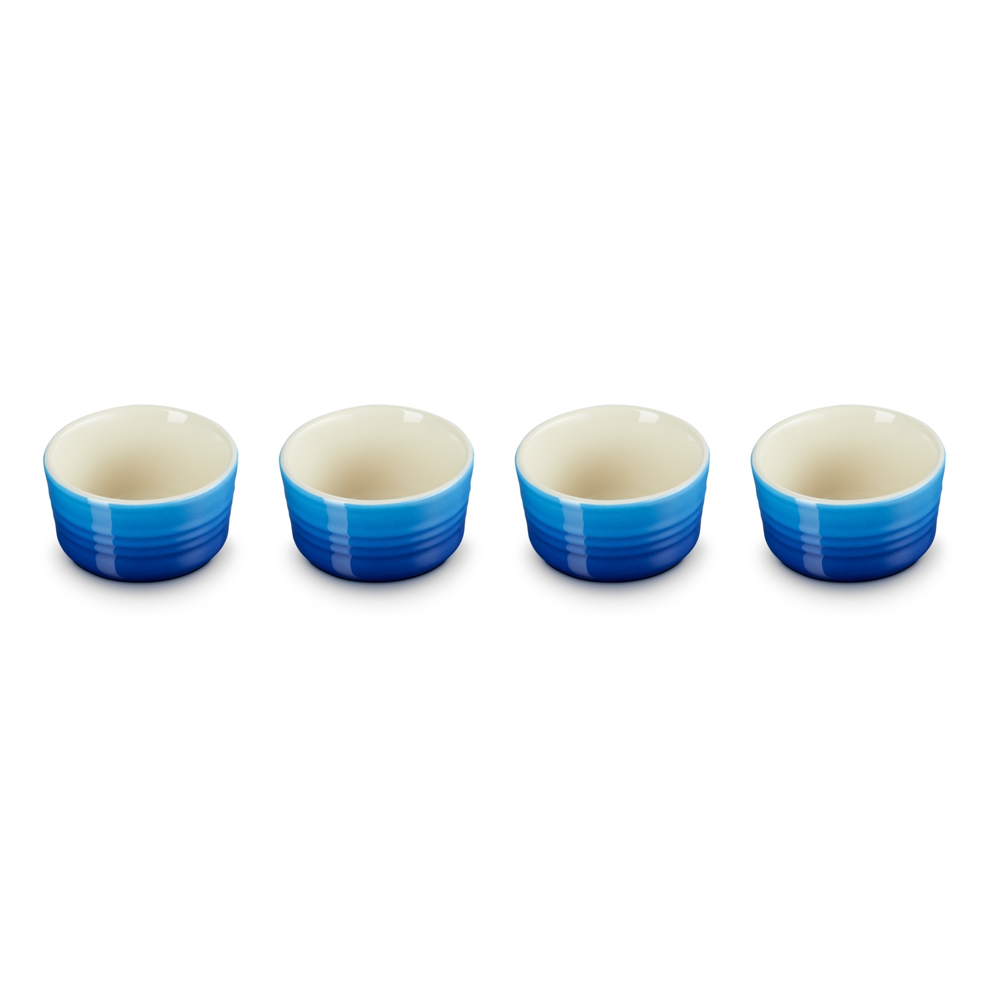 Set de 4 mini ramekines de cerámica de gres Le Creuset - Azulón Azulón-2