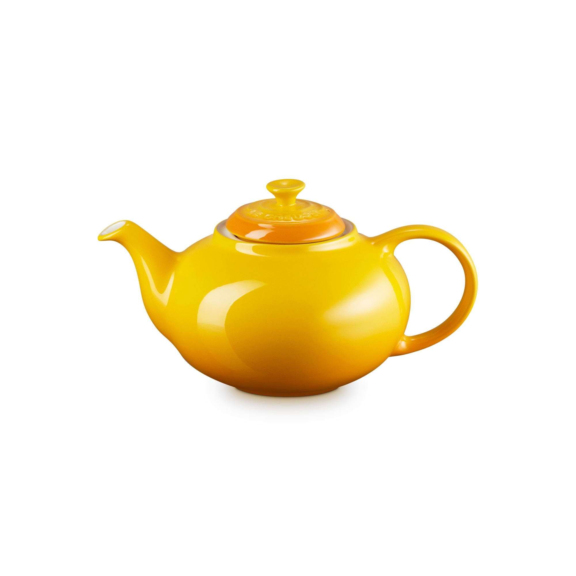 Tetera clásica de cerámica gres Le Creuset - Mostaza Mostaza-1