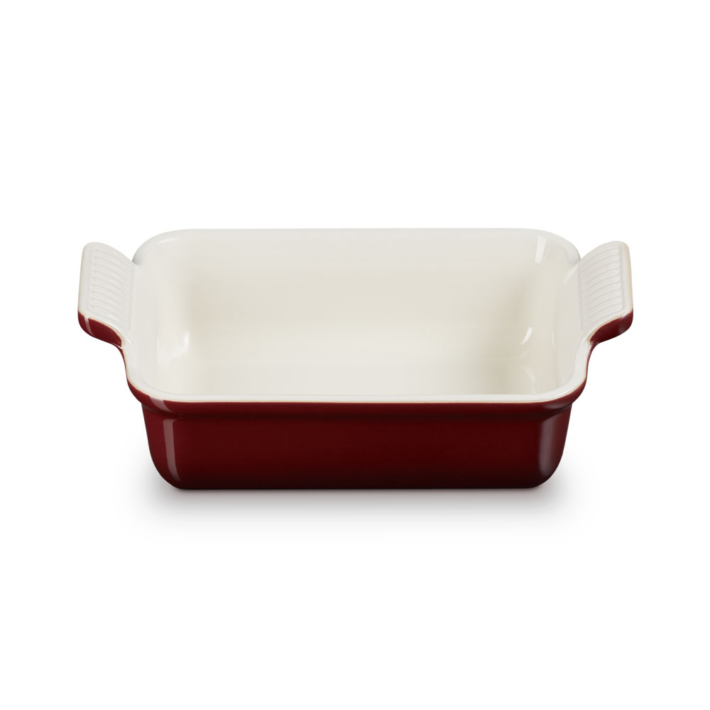 Bandeja rectangular Heritage de cerámica de gres Le Creuset - Marrón 19 cm Marrón-2