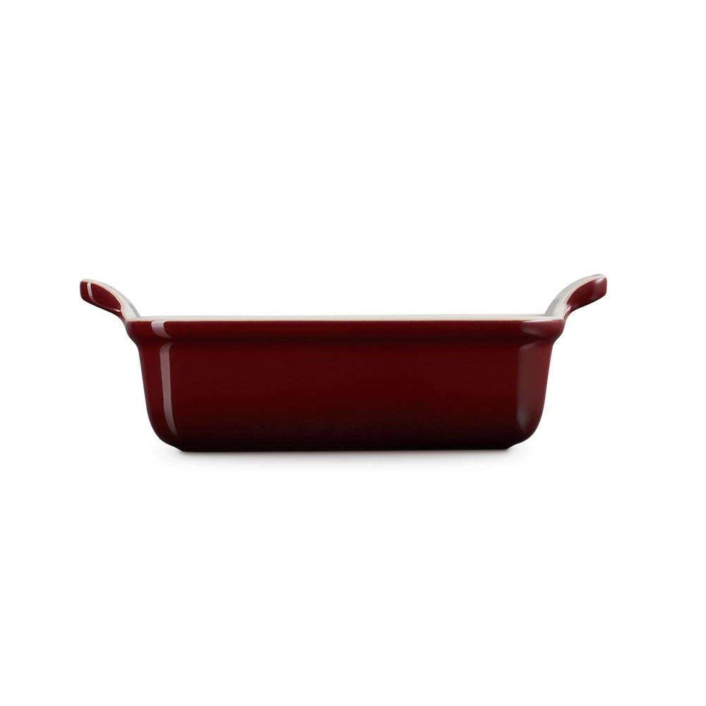 Bandeja rectangular Heritage de cerámica de gres Le Creuset - Marrón 19 cm Marrón-3