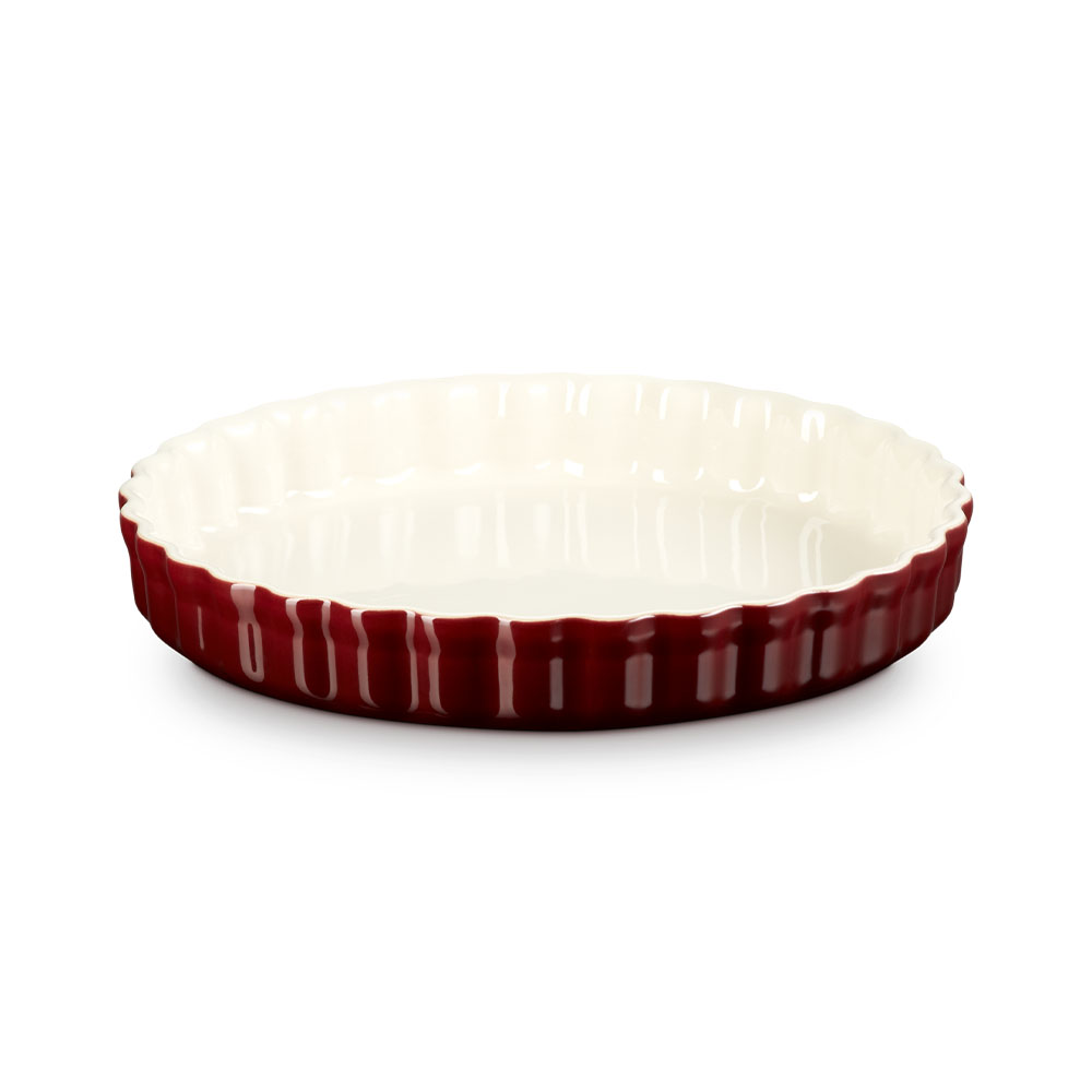 Molde tarta de cerámica de gres Le Creuset - Marrón 28 cm Marrón-1