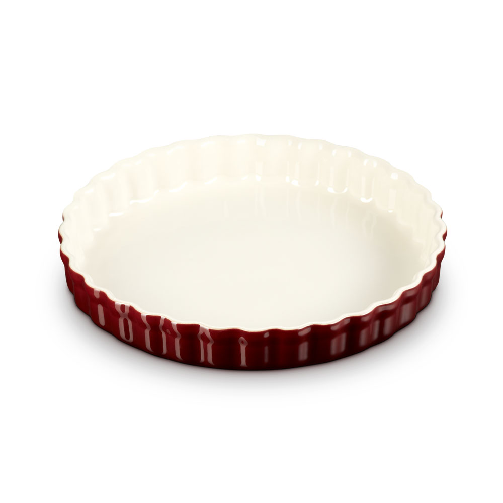 Molde tarta de cerámica de gres Le Creuset - Marrón 28 cm Marrón-2