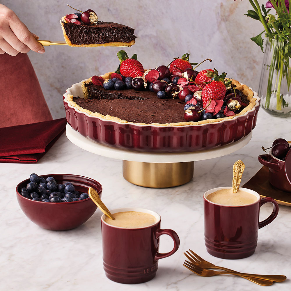 Taza de desayuno London Le Creuset - Lila 350ml Marrón-6