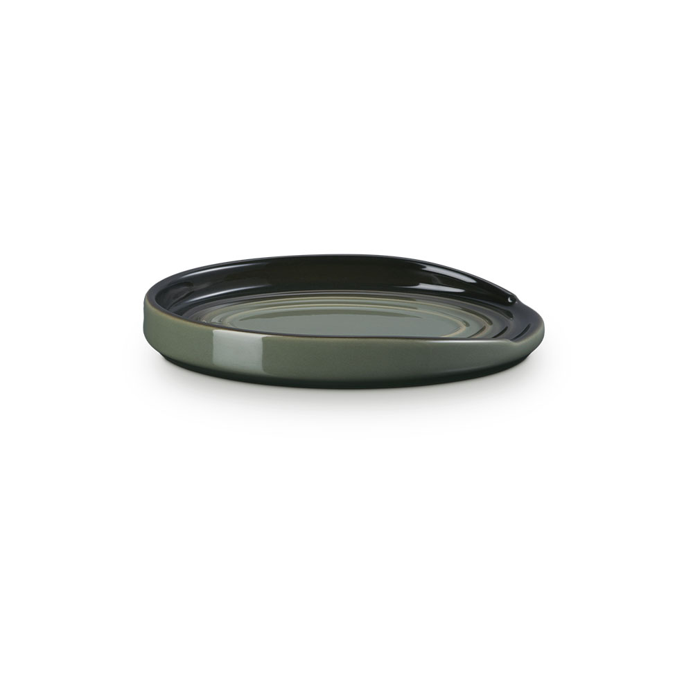 Reposa cuchara ovalada Le Creuset - Verde piedra Verde piedra-2