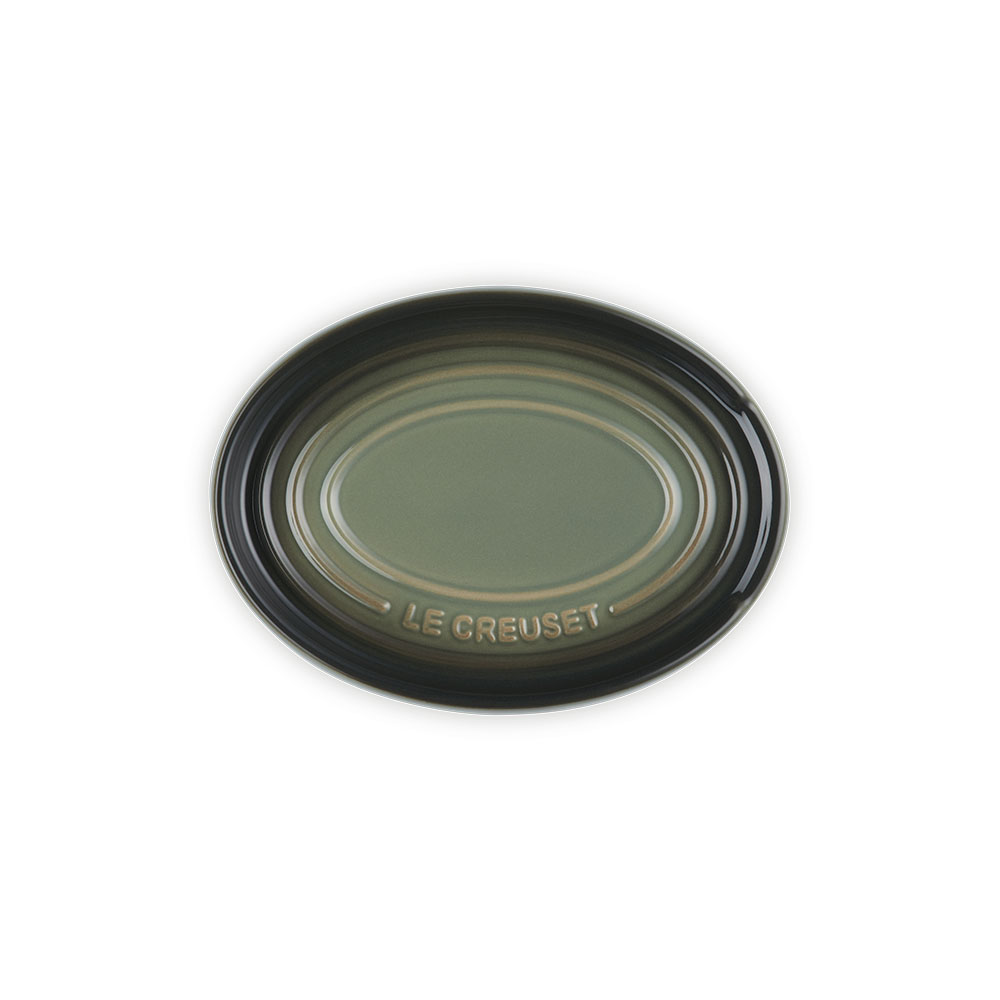 Reposa cuchara ovalada Le Creuset - Verde piedra Verde piedra-5