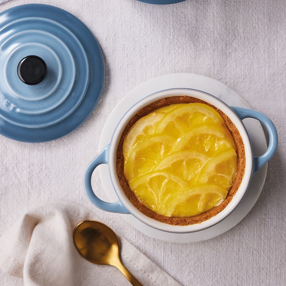 Mini cocotte cerámica de gres Le Creuset - Azul claro Azul claro-1