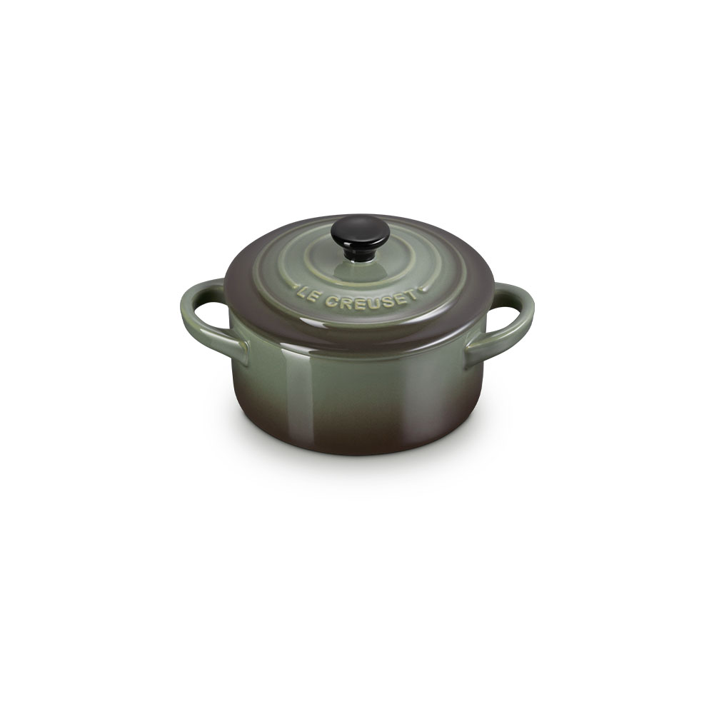 Mini cocotte cerámica de gres Le Creuset - Verde piedra Verde piedra-2