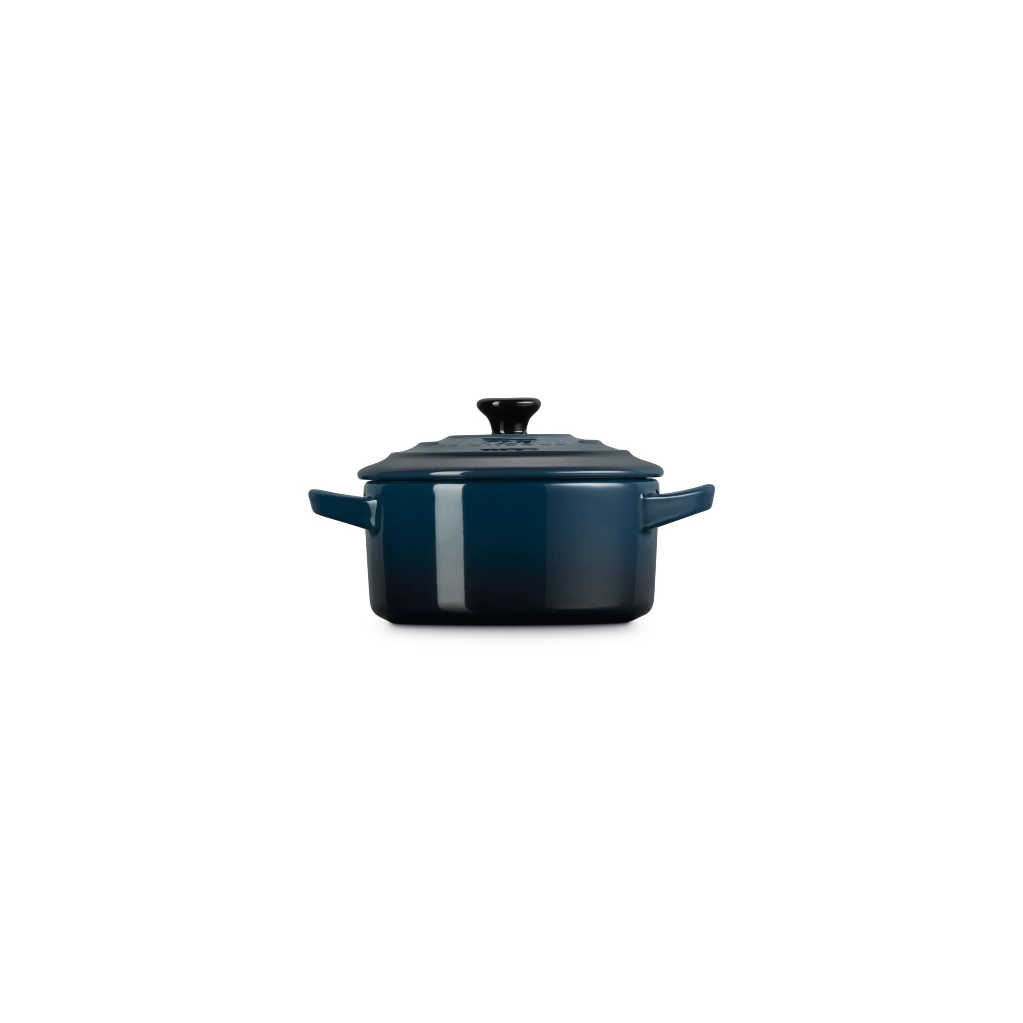 Mini cocotte cerámica de gres Le Creuset - Azul oscuro Azul oscuro-3