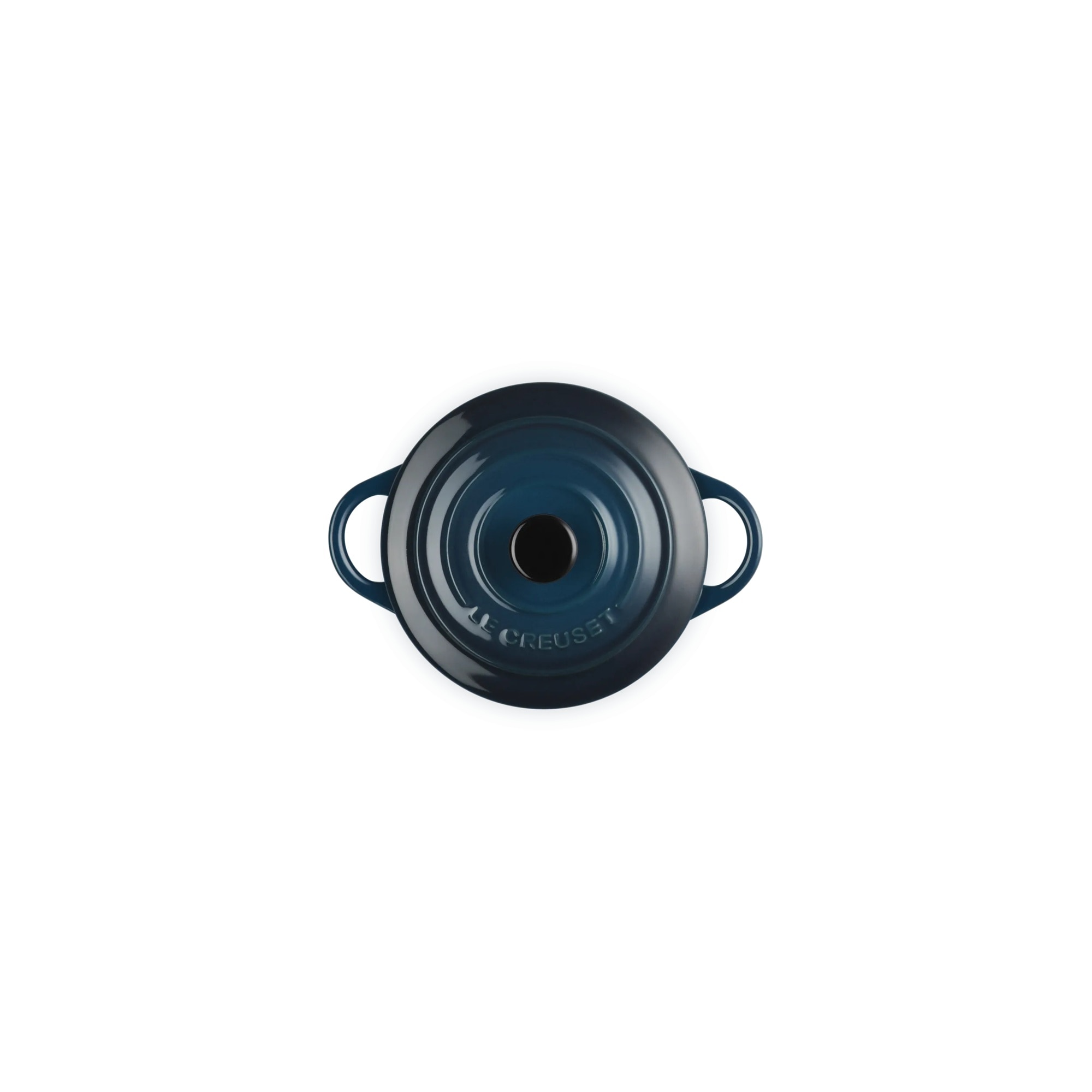 Mini cocotte cerámica de gres Le Creuset - Azul oscuro Azul oscuro-4