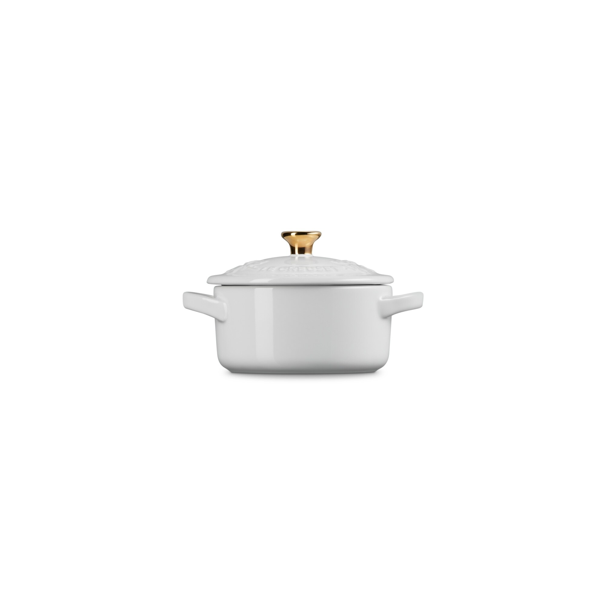 Mini cocotte Holly cerámica de gres Le Creuset - Blanco Blanco-3
