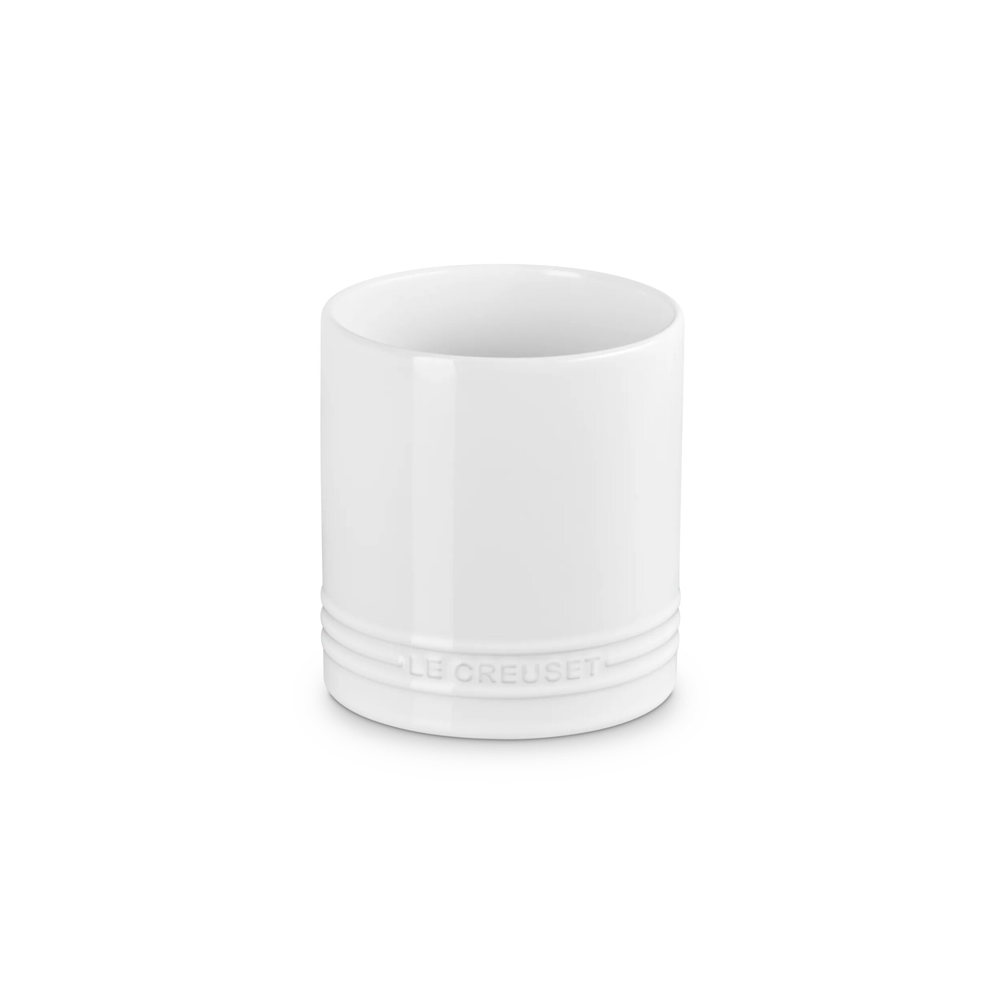 Bote para espátulas de cerámica de gres Le Creuset - Blanco Blanco-1