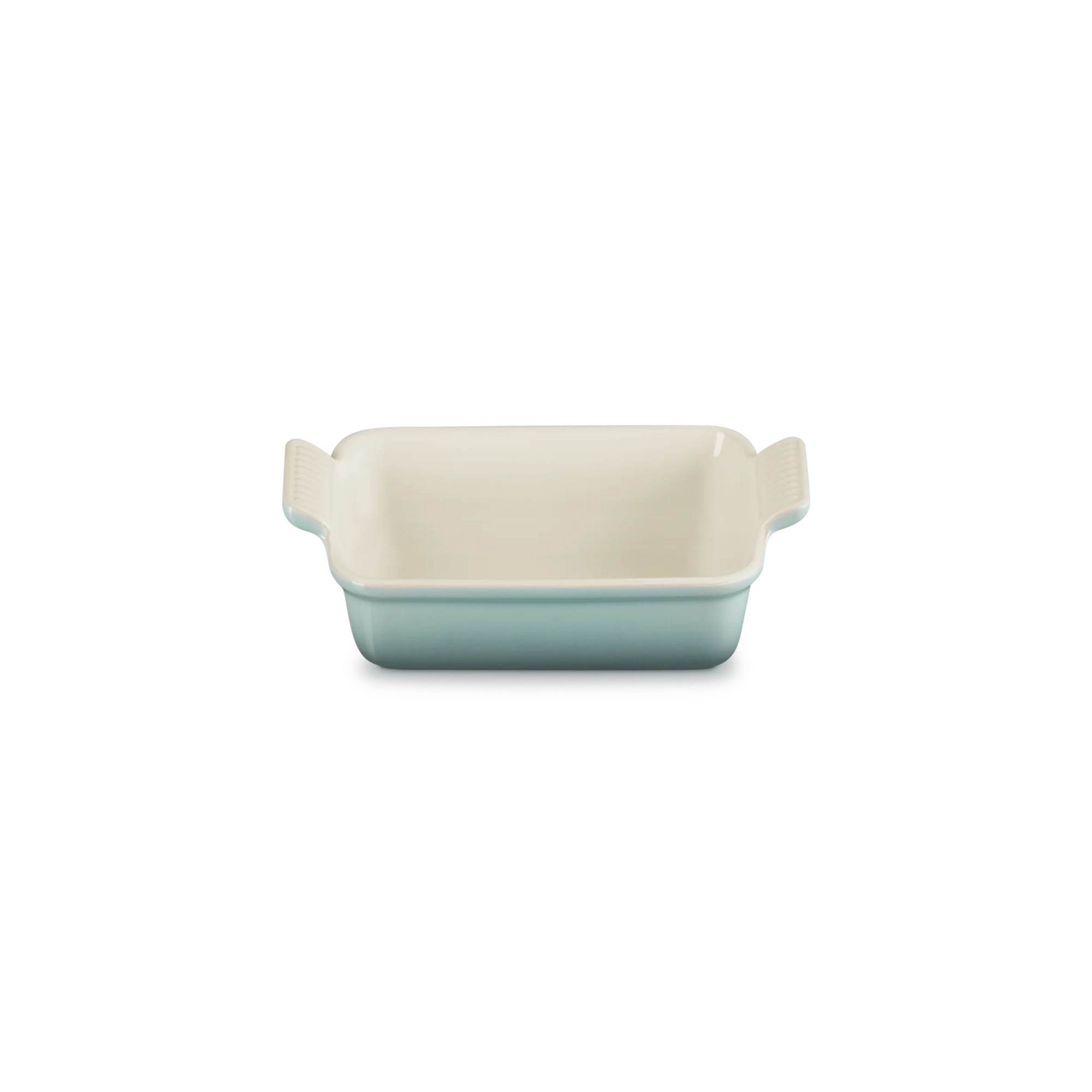 Bandeja rectangular Heritage de cerámica de gres Le Creuset - Verde claro 19 cm Verde claro-2