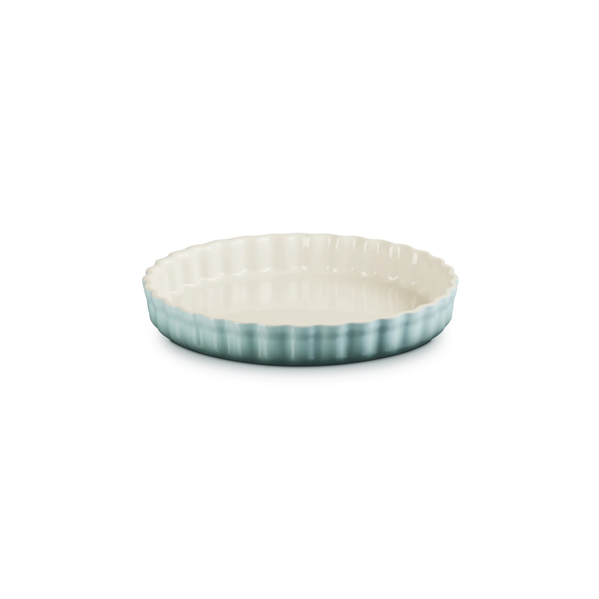 Molde tarta de cerámica de gres Le Creuset - Verde claro 24 cm Verde claro-1