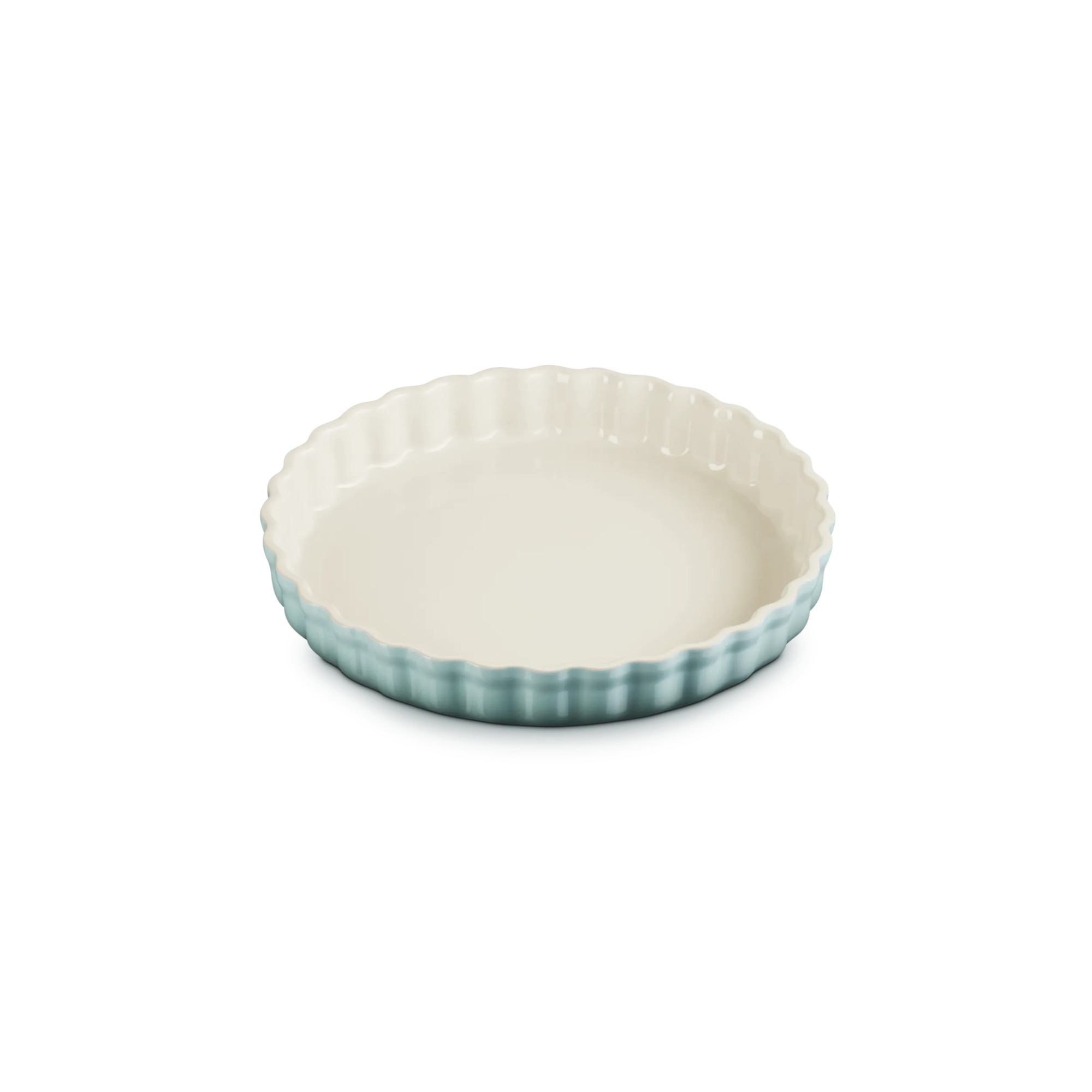Molde tarta de cerámica de gres Le Creuset - Verde claro 24 cm Verde claro-2