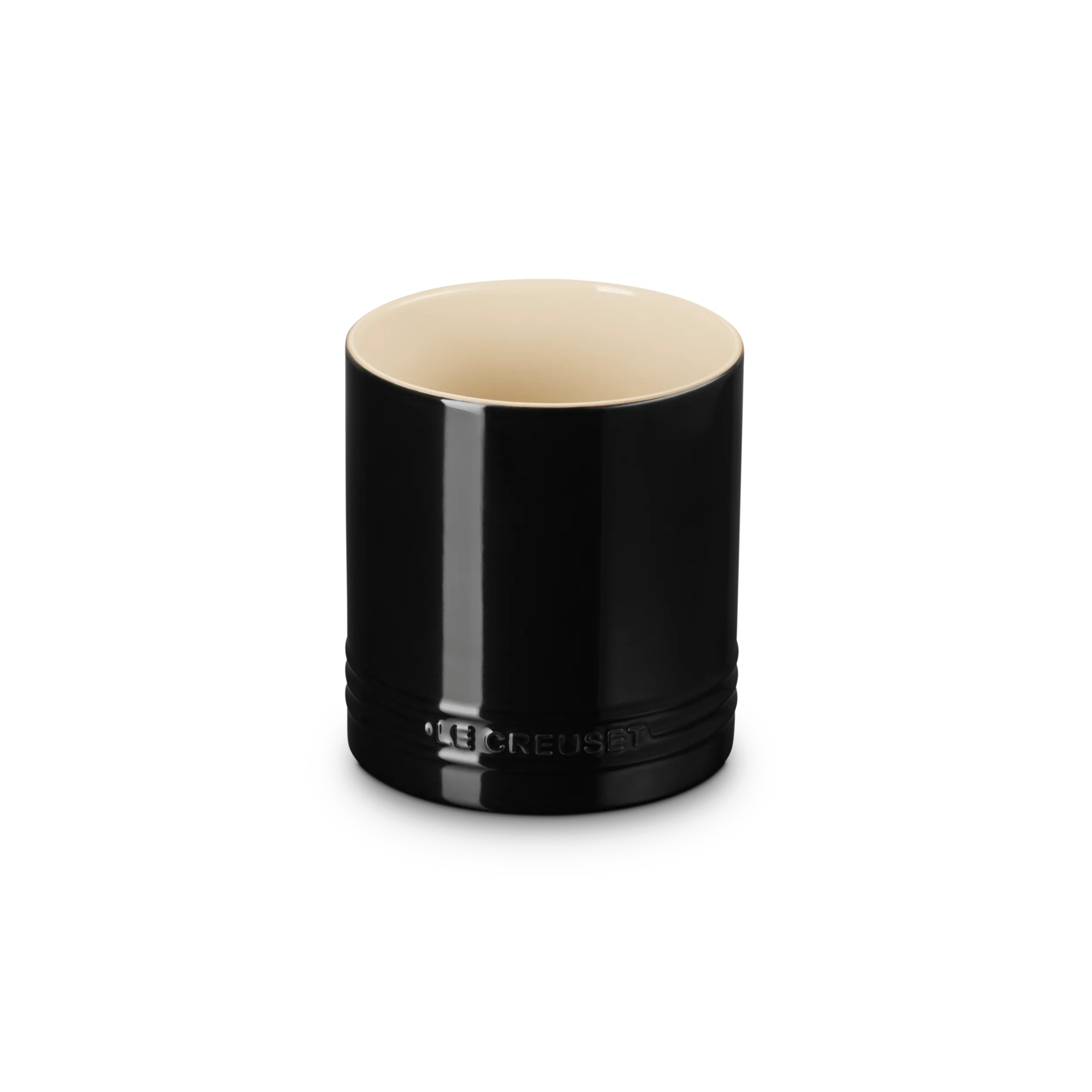 Bote para espátulas de cerámica de gres Le Creuset - Negro Ónix Negro Ónix-1
