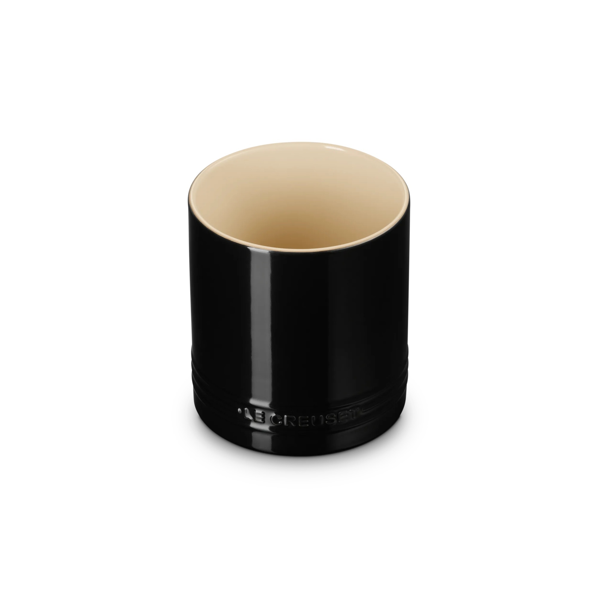 Bote para espátulas de cerámica de gres Le Creuset - Negro Ónix Negro Ónix-2