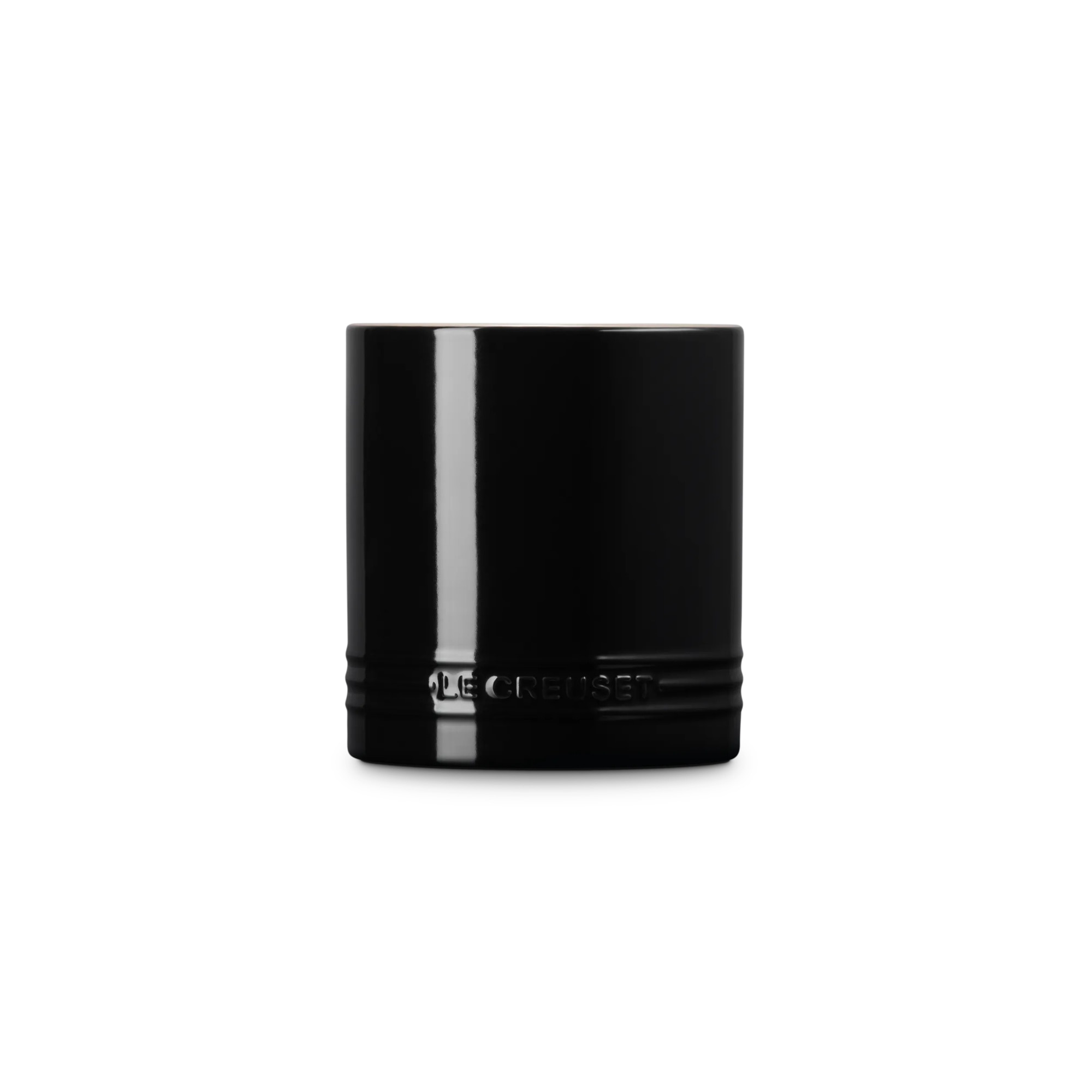 Bote para espátulas de cerámica de gres Le Creuset - Negro Ónix Negro Ónix-3