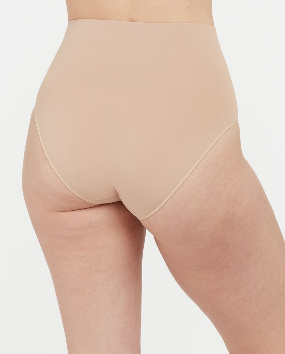 Braga moldeadora en nailon reciclado de talle alto extraordinary spanxshape™ - Beige Beige-2