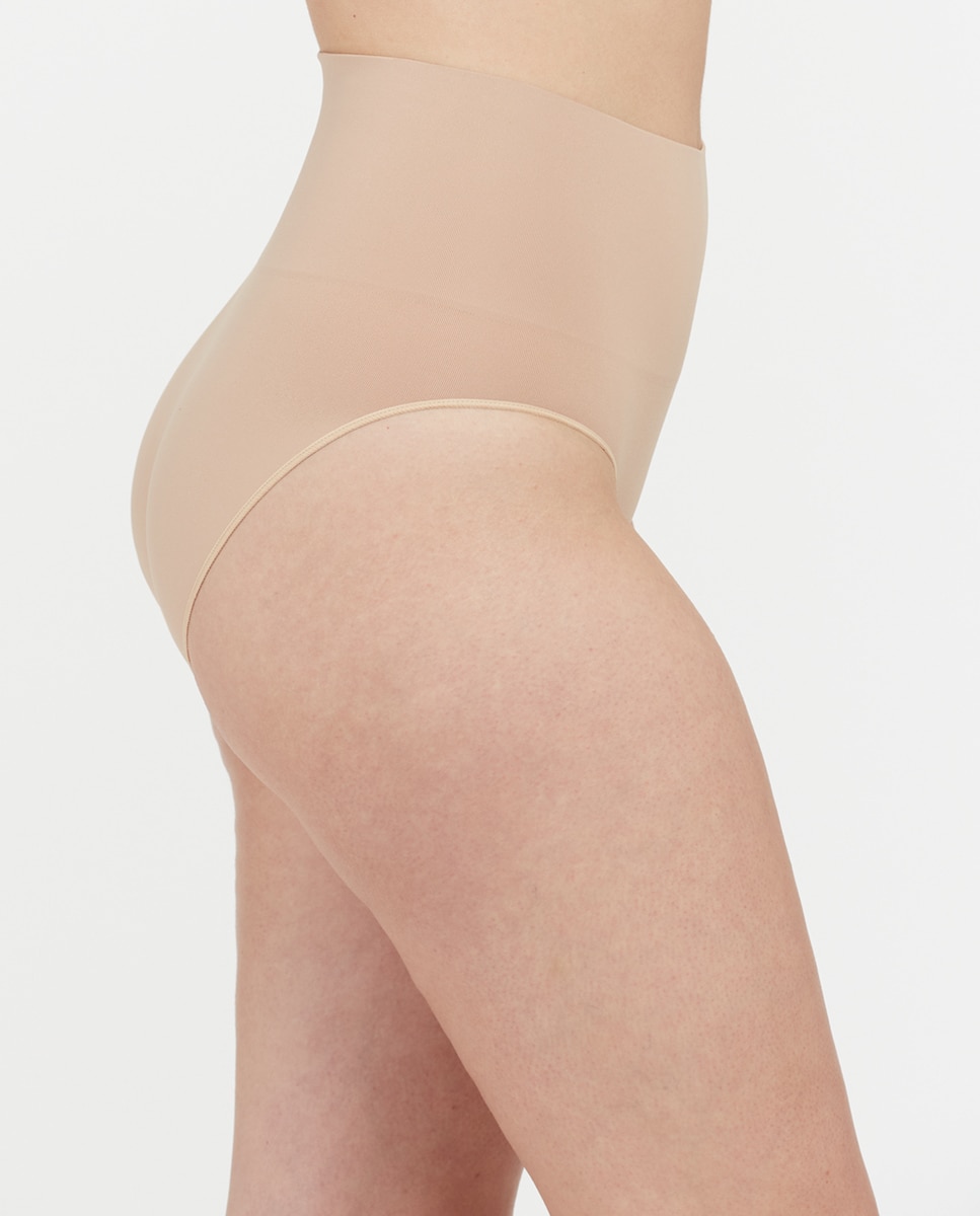 Braga moldeadora en nailon reciclado de talle alto extraordinary spanxshape™ - Beige Beige-3