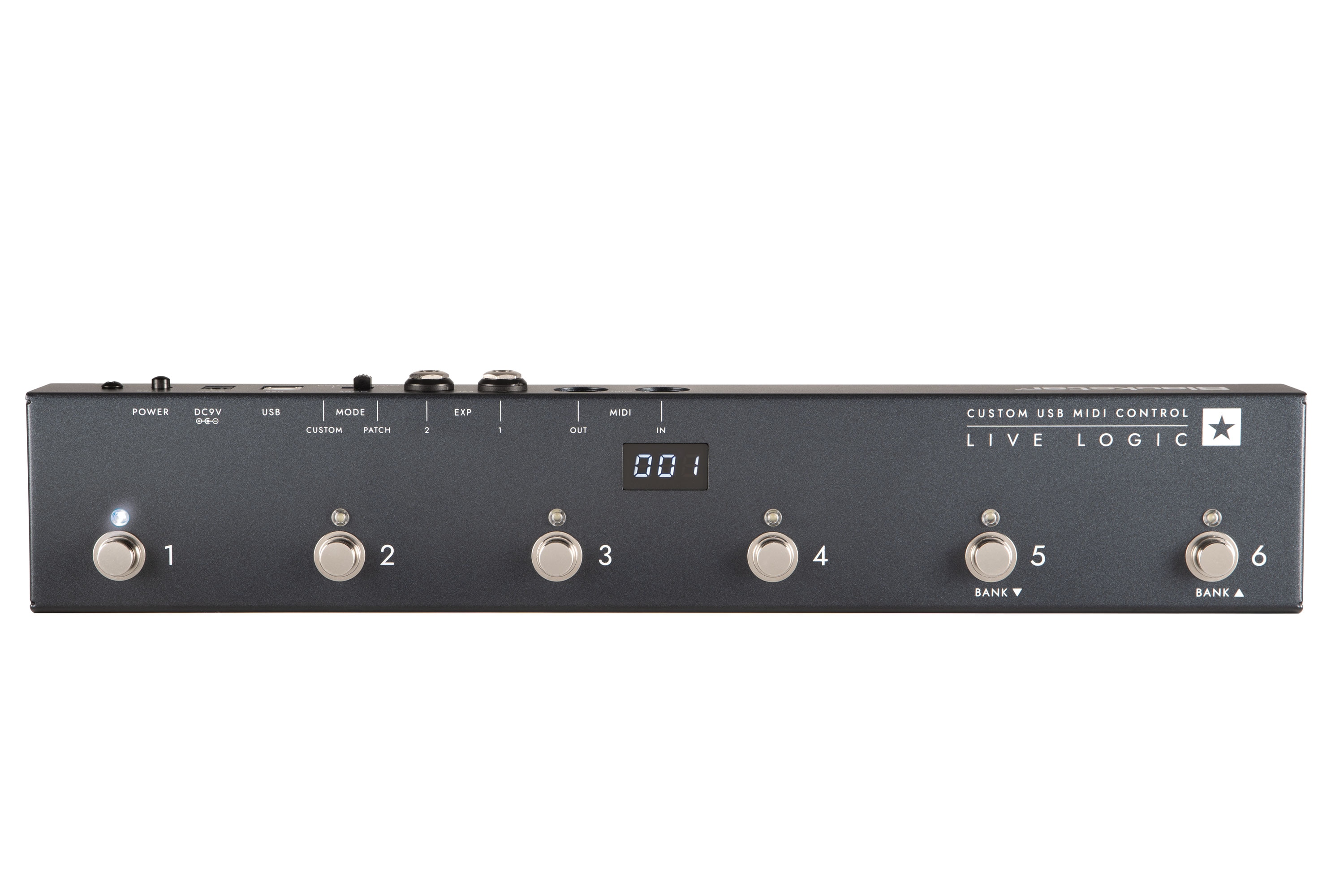 Blackstar - Pedaleras Midi Blackstar Live Logic Midi Controller.