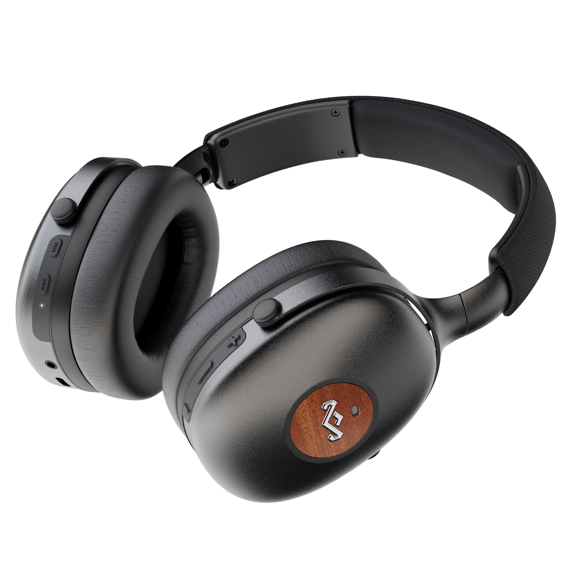 Auricular de diadema de The House of Marley Positive Vibration XL ANC cancelacion de sonido - Negro Negro-2