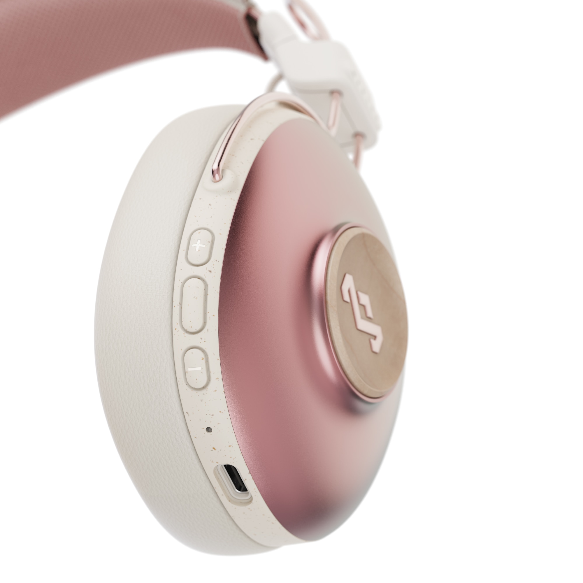 Auricular de diadema de The House of Marley Positive Vibration Frequency - Rosa Rosa-2