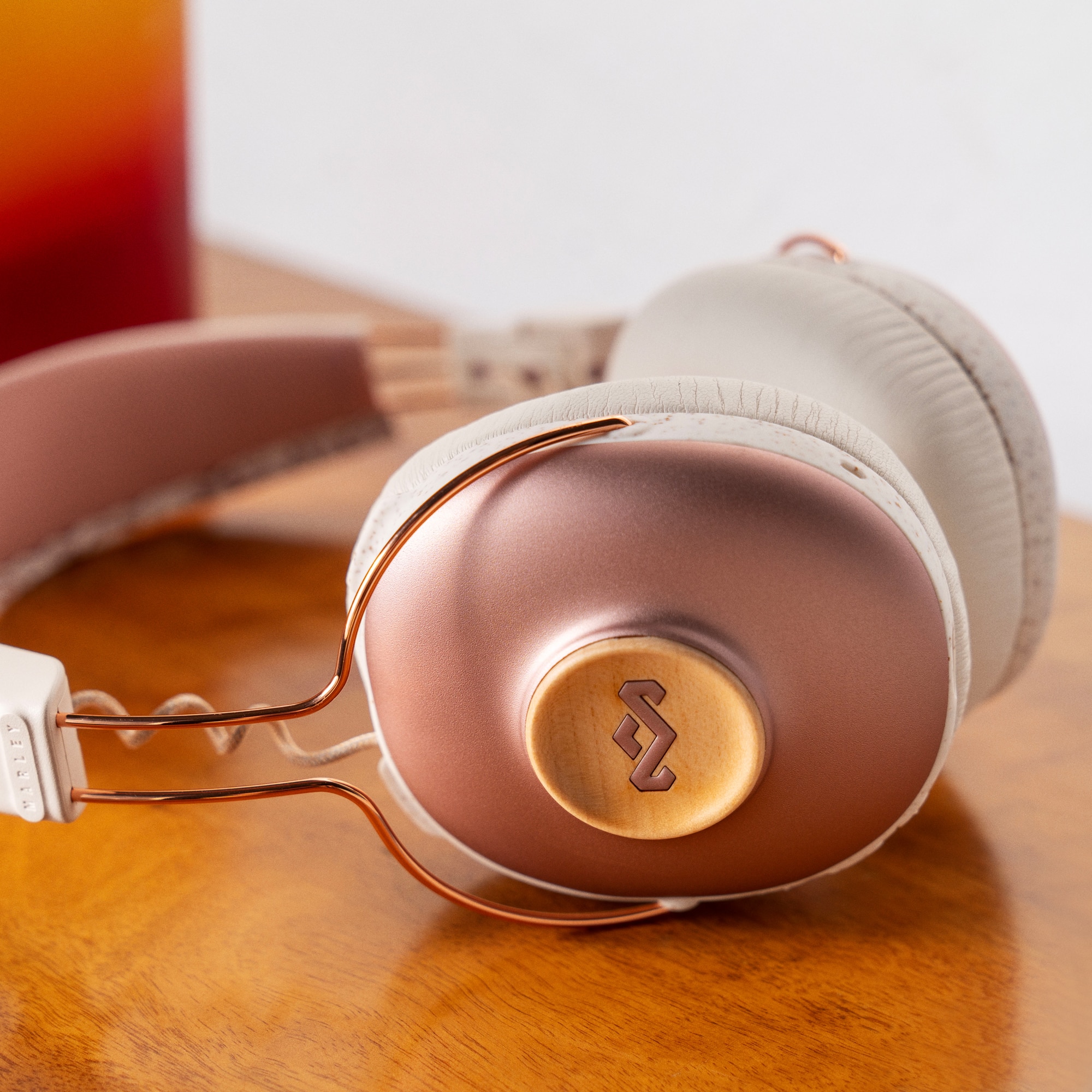 Auricular de diadema de The House of Marley Positive Vibration Frequency - Rosa Rosa-4