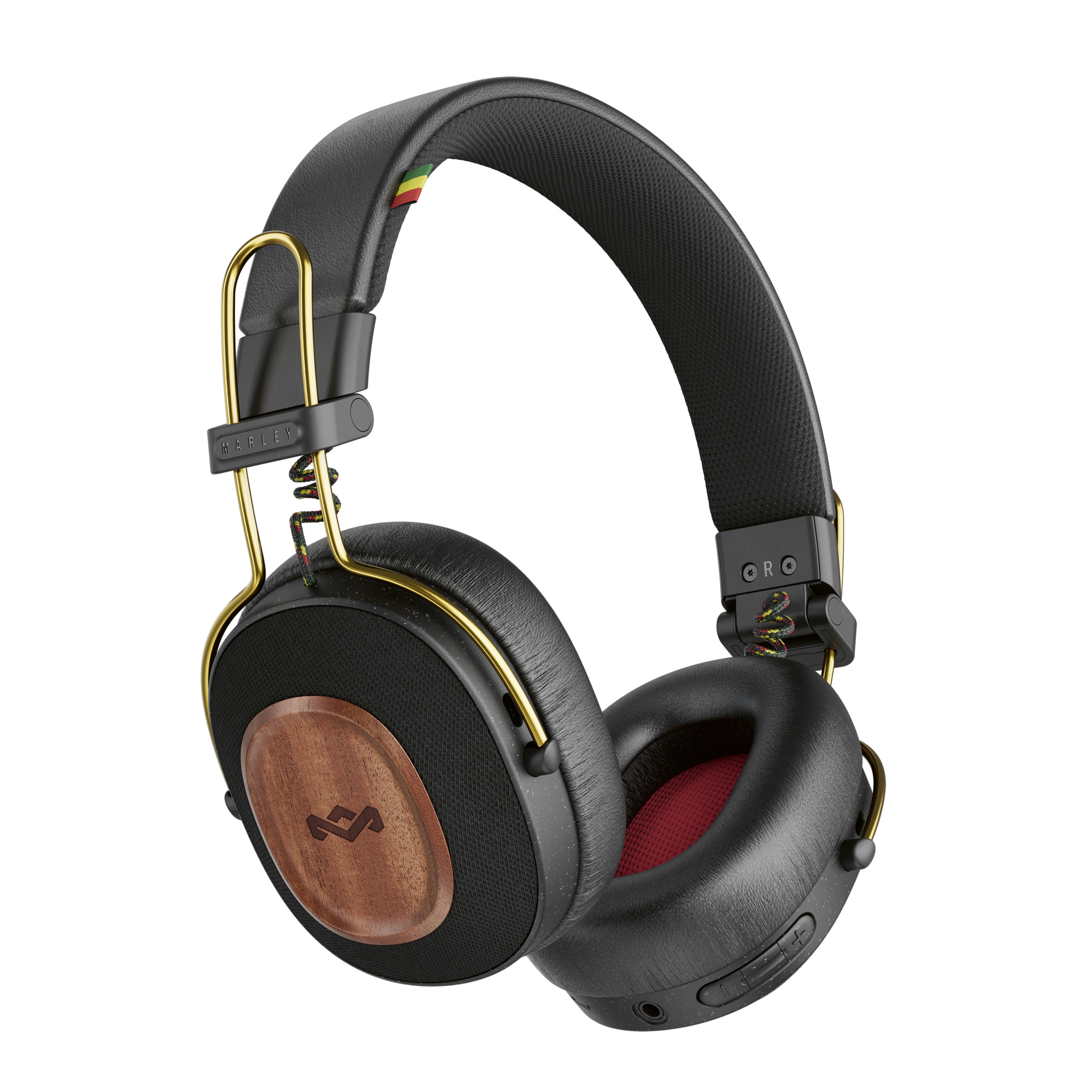 The House of Marley - Auriculares de diadema Bluetooth de The House of Marley Riddim.