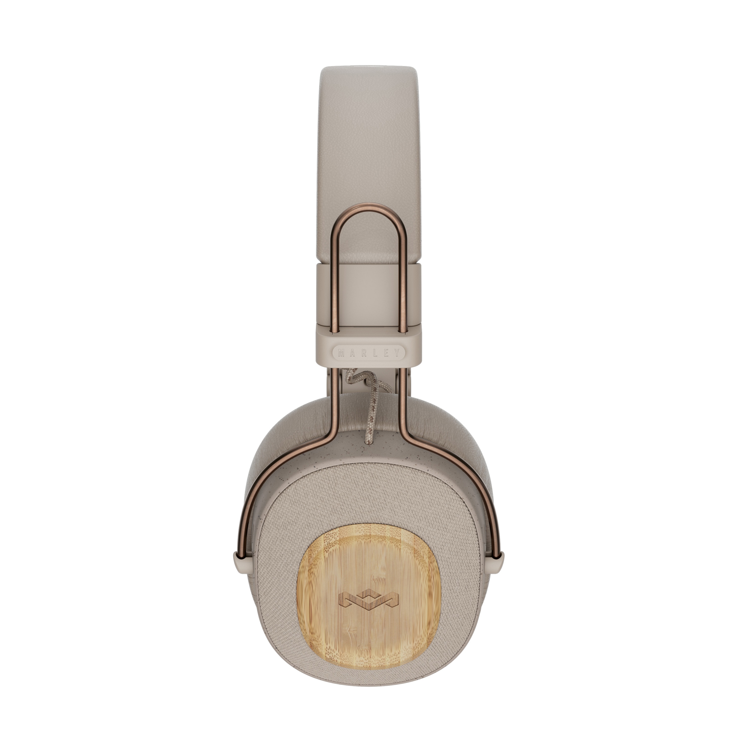 Auriculares de diadema Bluetooth de The House of Marley Riddim - Crema Crema-2