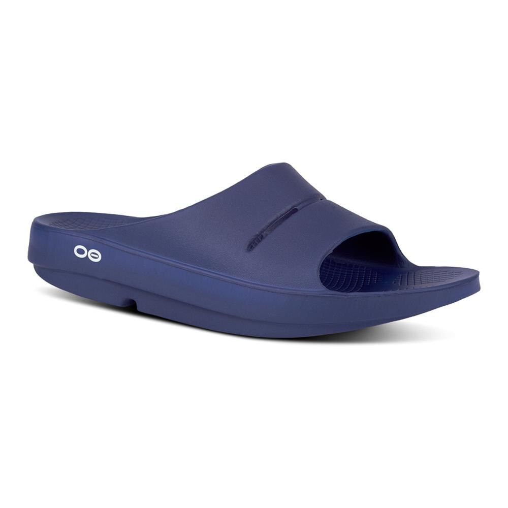Sandalias unisex Ooahh Oofos - Azul marino Azul marino-2