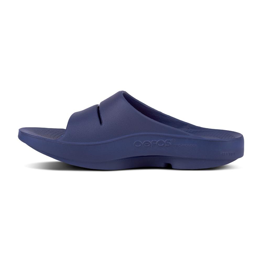 Sandalias unisex Ooahh Oofos - Azul marino Azul marino-4