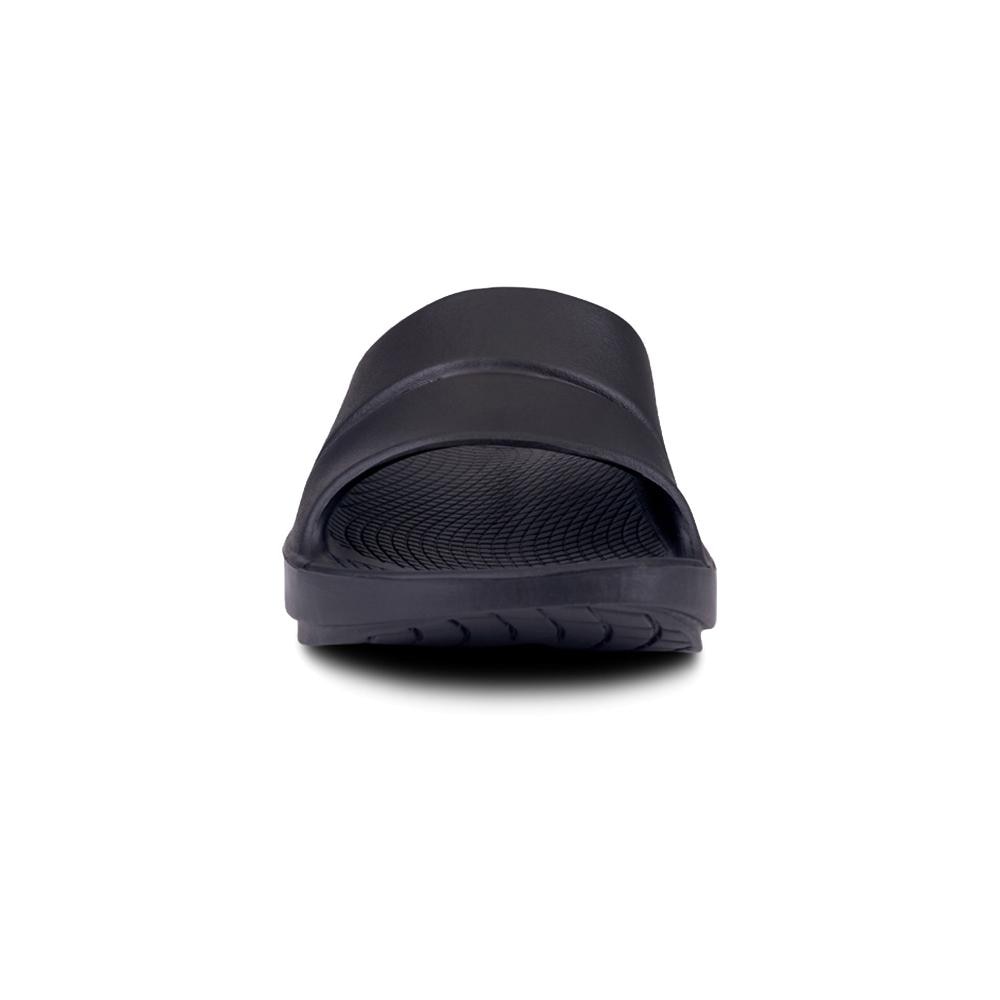 Sandalias de recuperación unisex Ooahh Oofos - Negro Negro-3