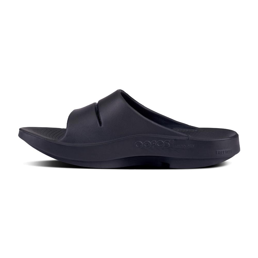Sandalias de recuperación unisex Ooahh Oofos - Negro Negro-4