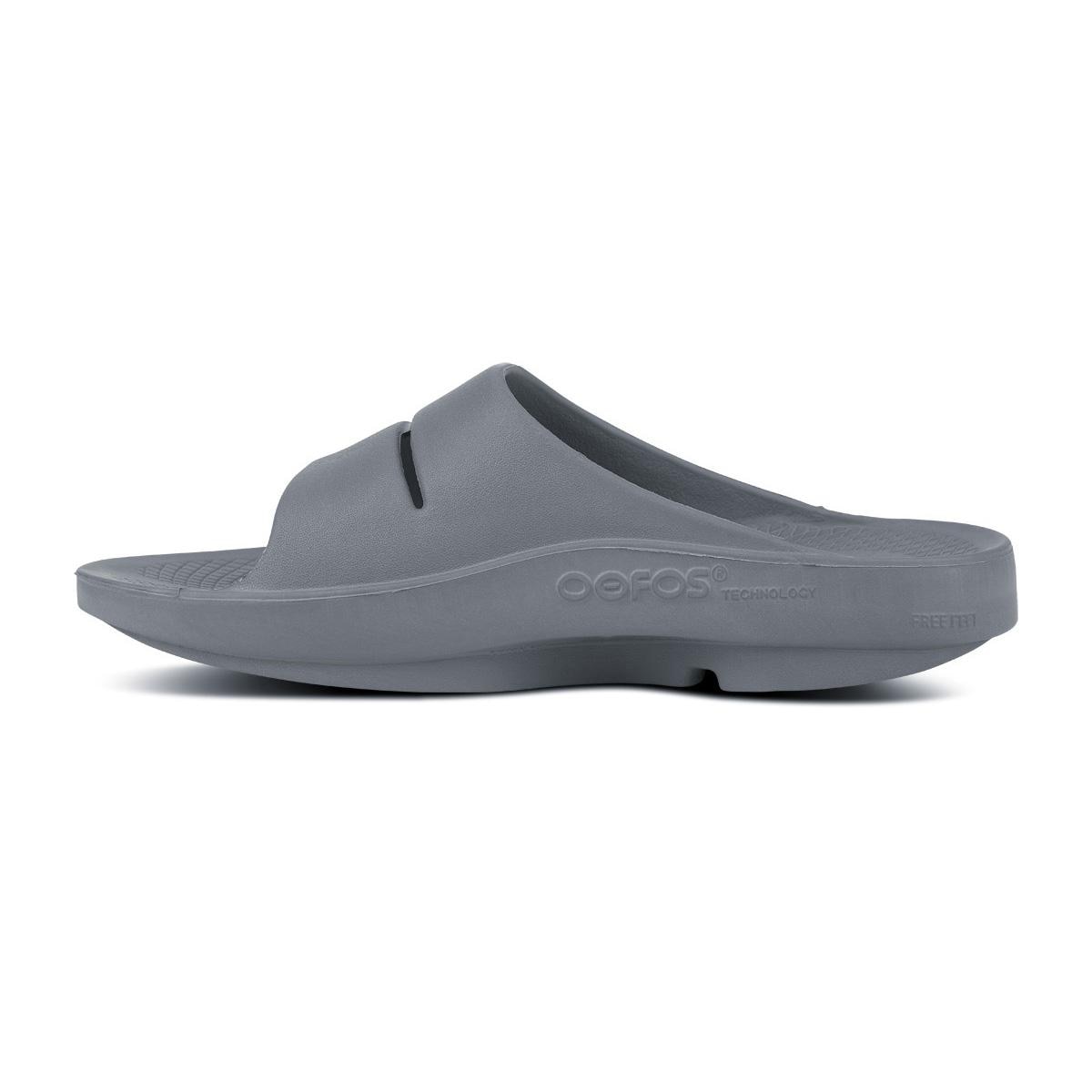 Sandalias de recuperación unisex Ooahh Oofos - Gris Gris-4
