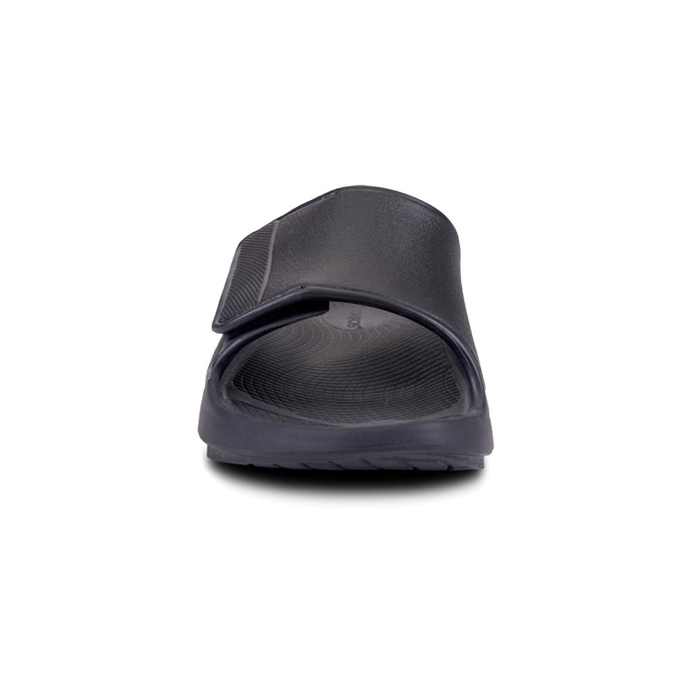 Sandalias unisex Recovery Ooahh Sport Oofos - Negro Negro-3