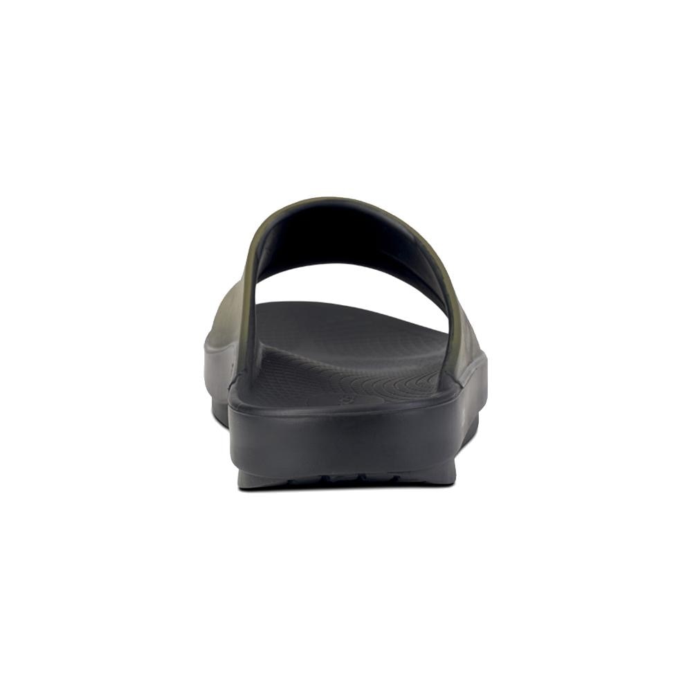 Sandalia de recuperación unisex Ooahh Sport Oofos - Negro / Verde Negro / Verde-5
