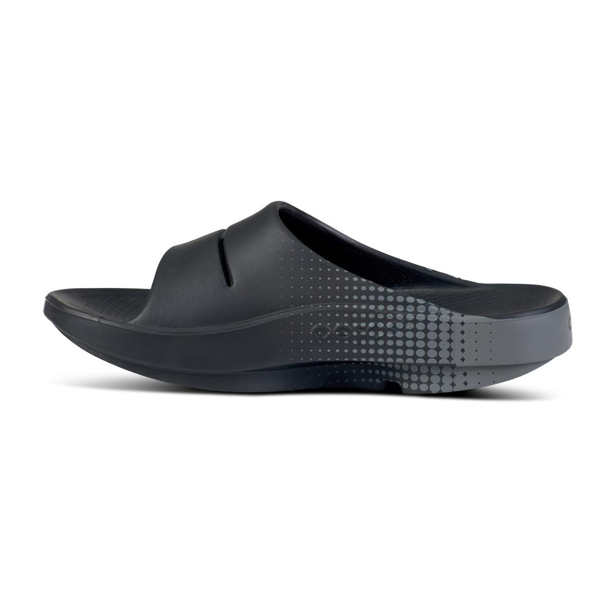 Sandalias unisex Ooahh Sport Oofos - Negro Negro-3