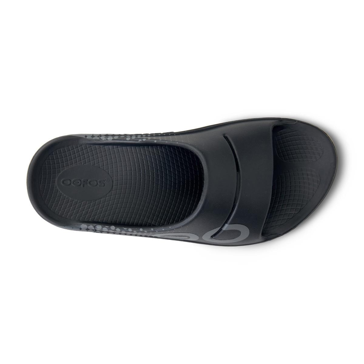 Sandalias unisex Ooahh Sport Oofos - Negro Negro-5