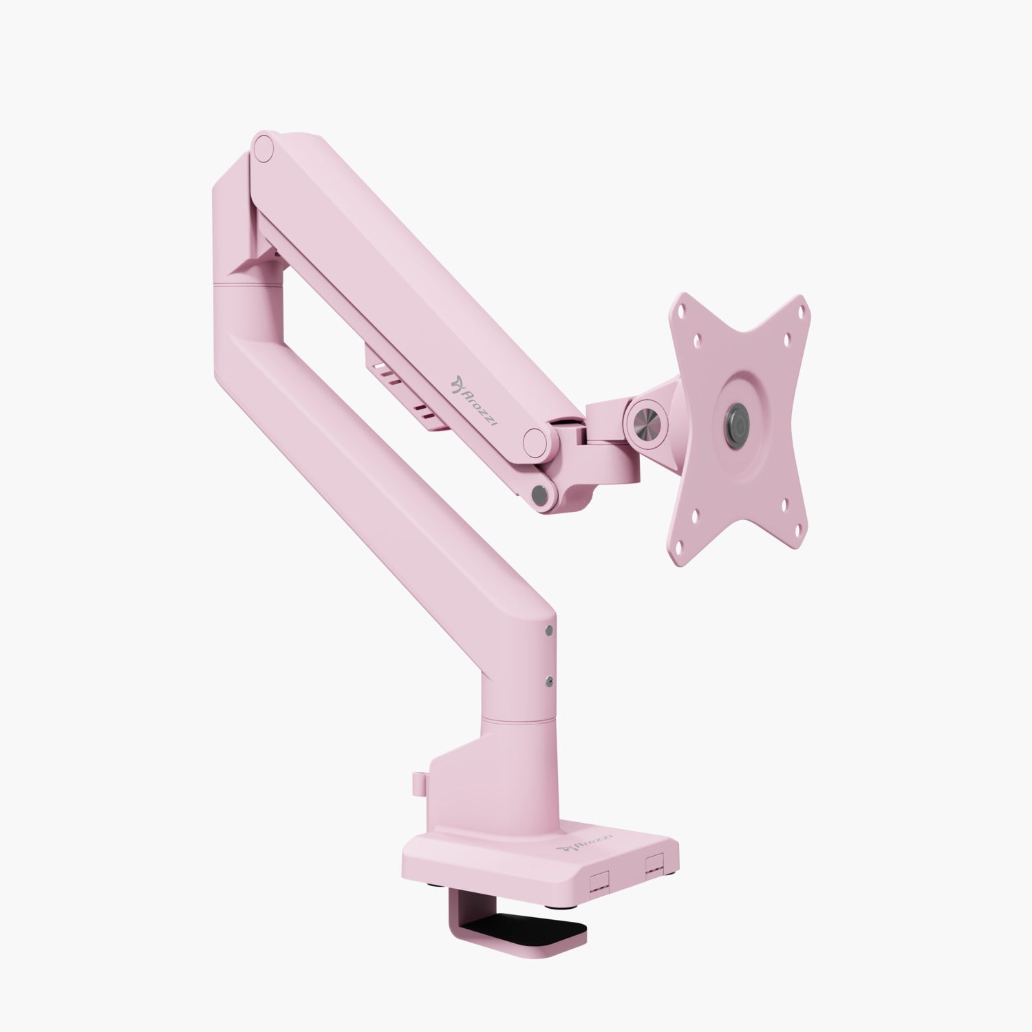 Arozzi - Soporte de escritorio para monitor con resorte de gas Arozzi Alzare NEO-PNK.