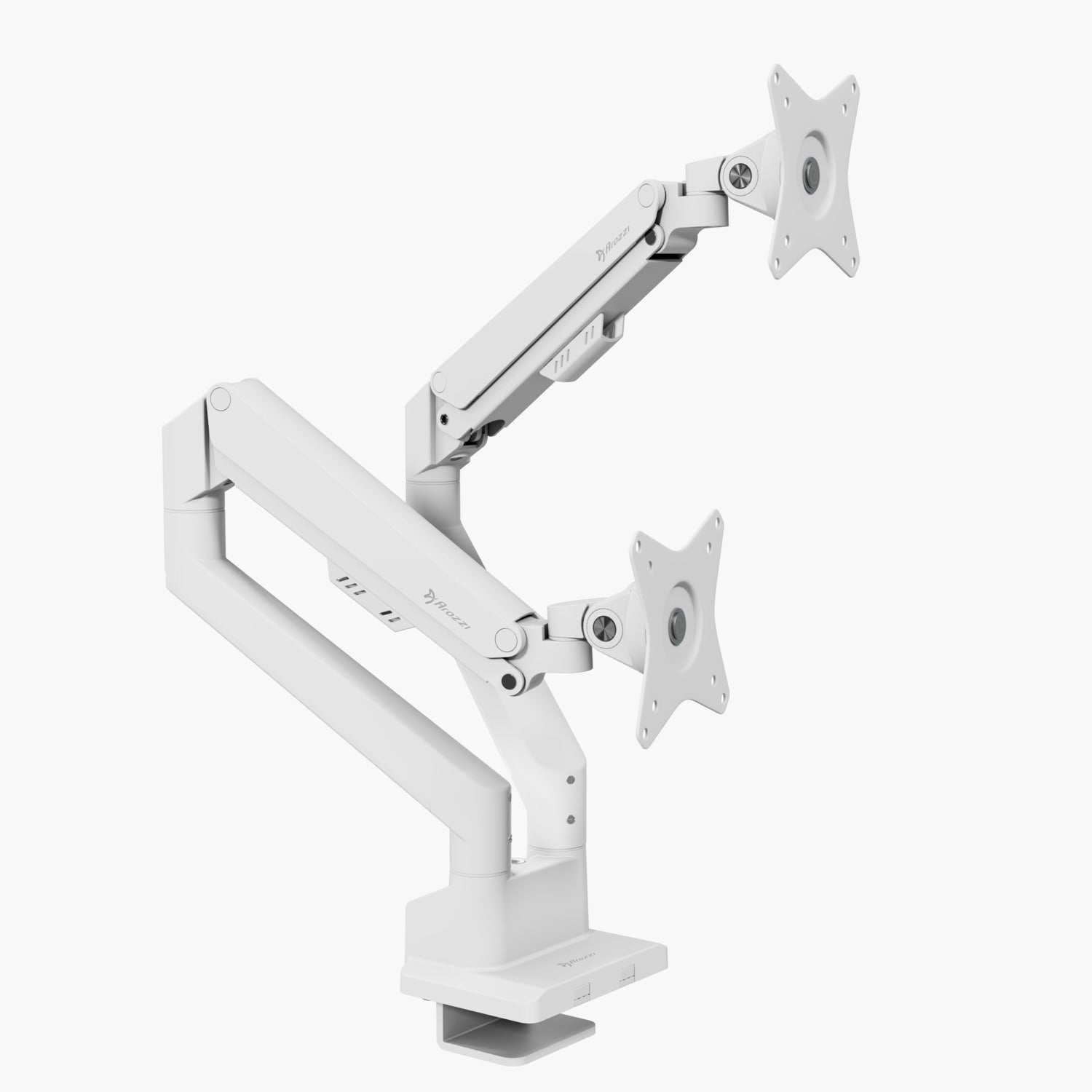 Arozzi - Soporte doble de escritorio Arozzi Alzare para monitores NEO-DUO-WT.