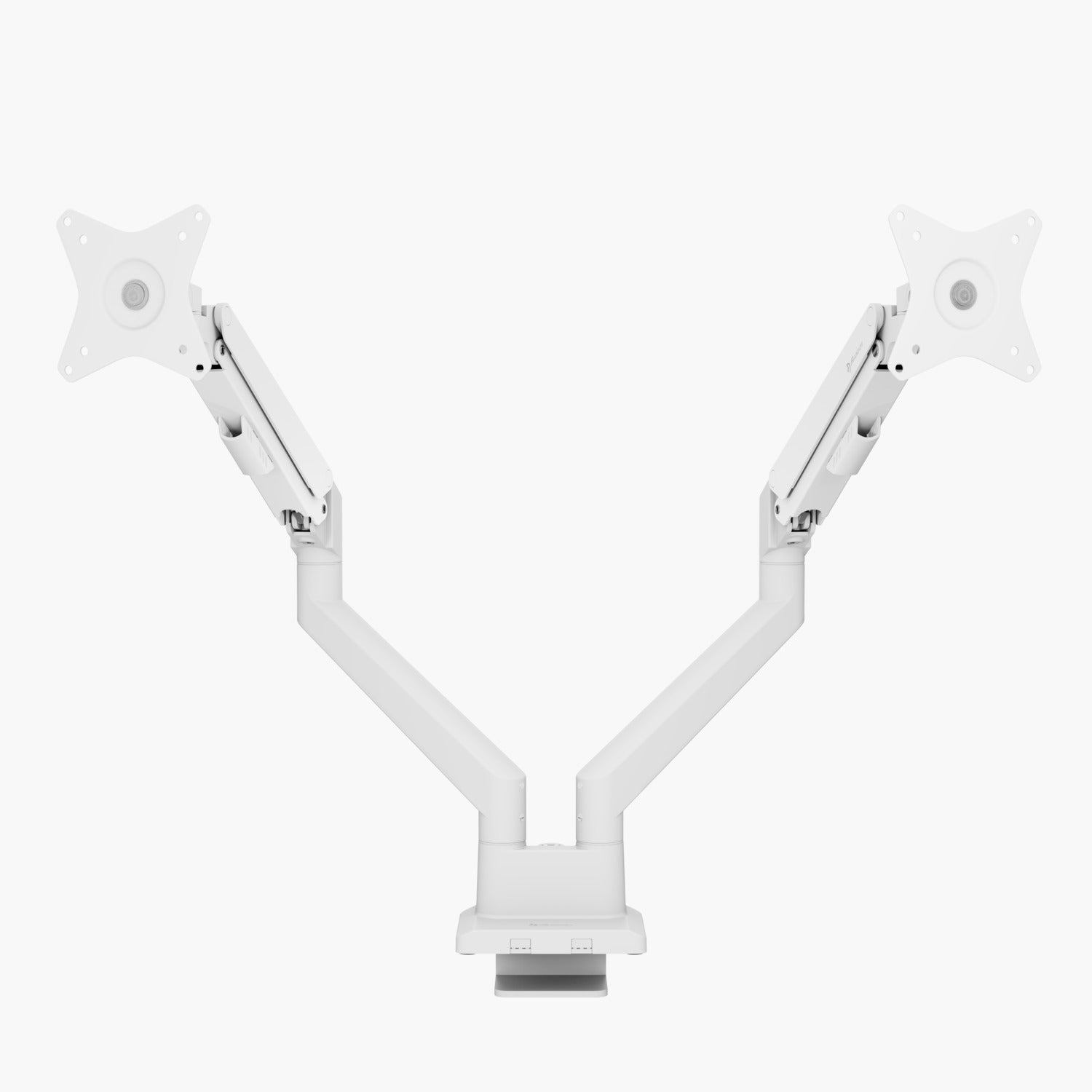 Imagen 3 de Soporte doble de escritorio Arozzi Alzare para monitores NEO-DUO-WT - Blanco Blanco