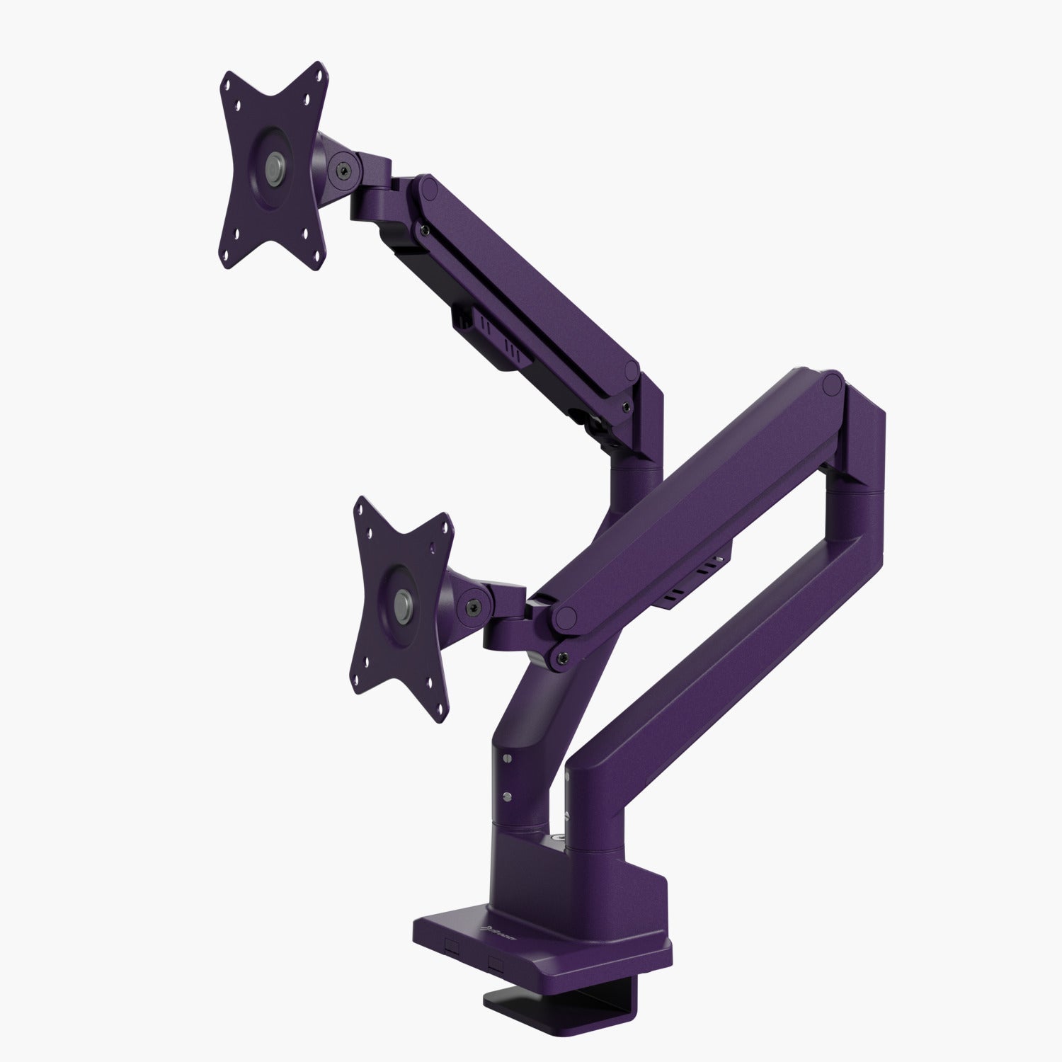 Imagen 2 de Soporte doble de escritorio Arozzi Alzare para monitores NEO-DUO-PP - Morado Morado