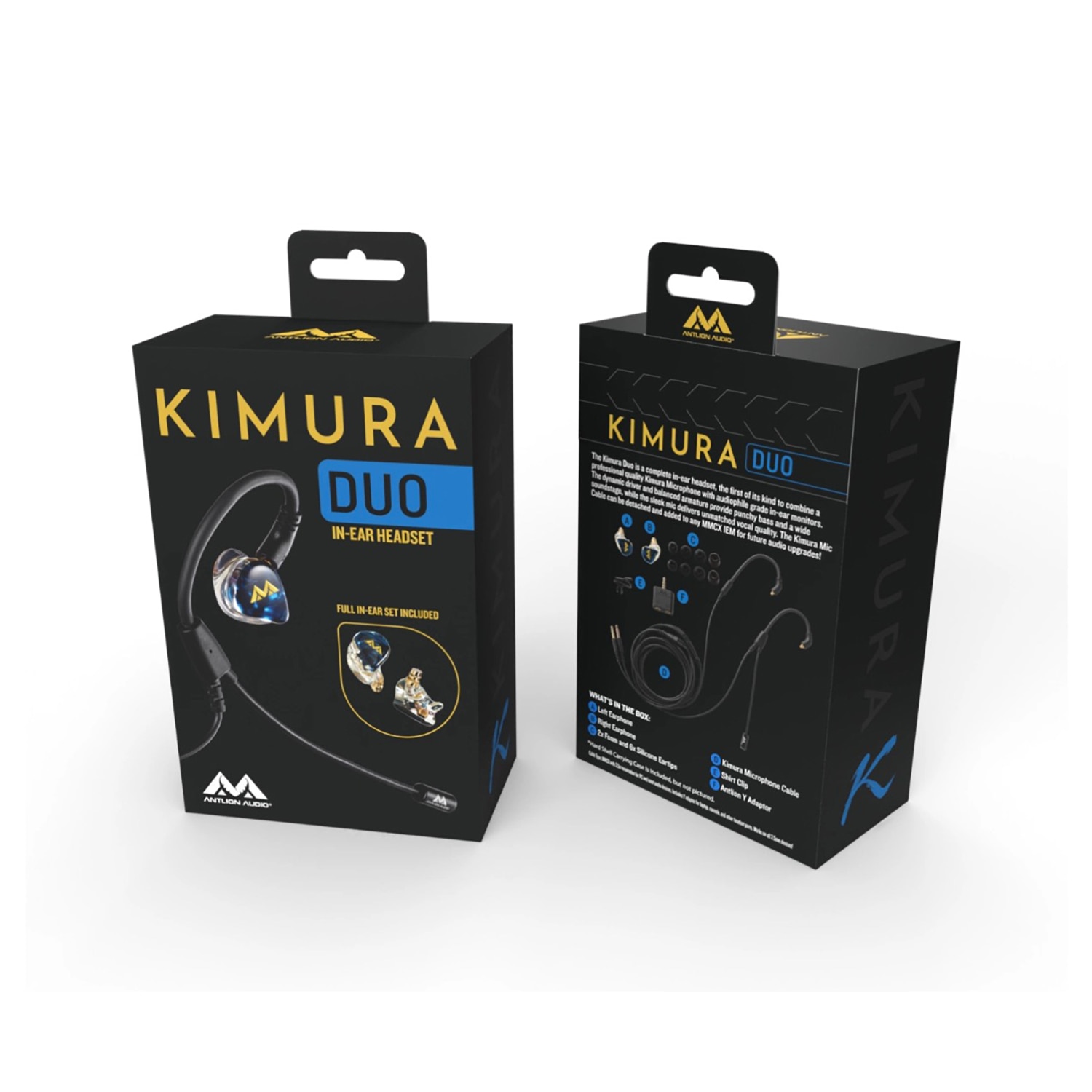 Auriculares de botón Modmic Kimura Duo Antlion - Negro Negro-2