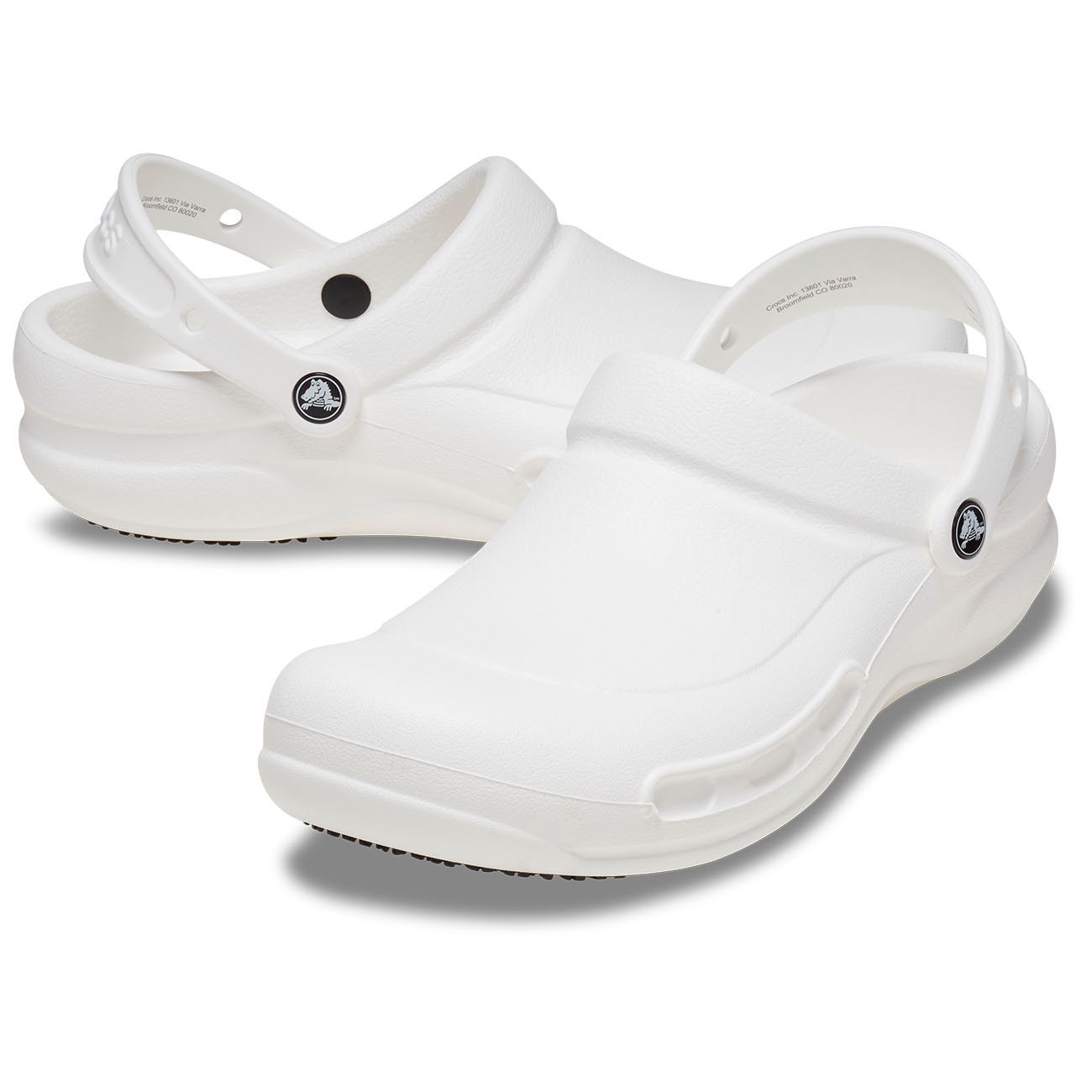 Zuecos unisex Bistro Crocs - Blanco Blanco-2