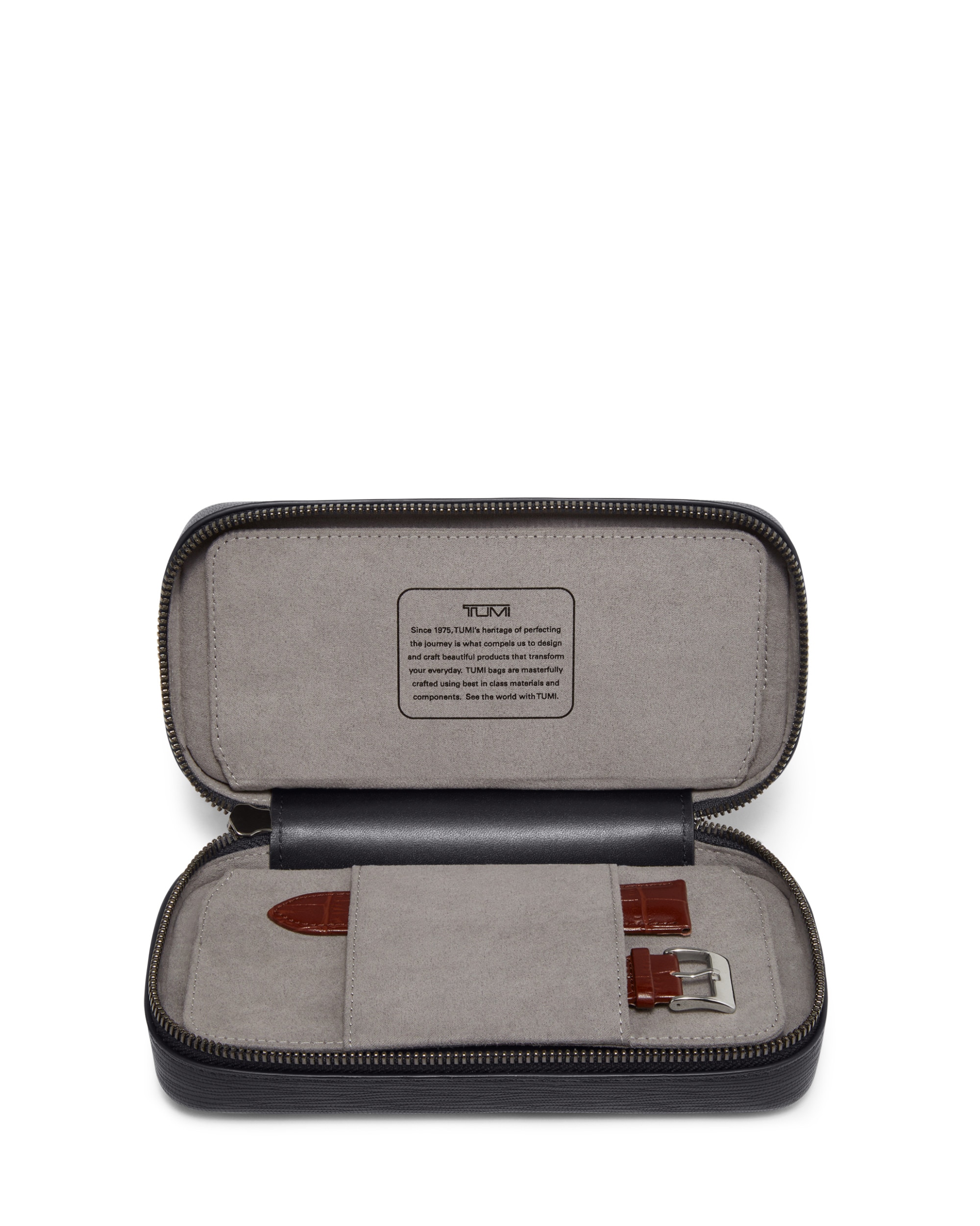 Funda para reloj Nassau de piel - Tumi - Negro Negro-5