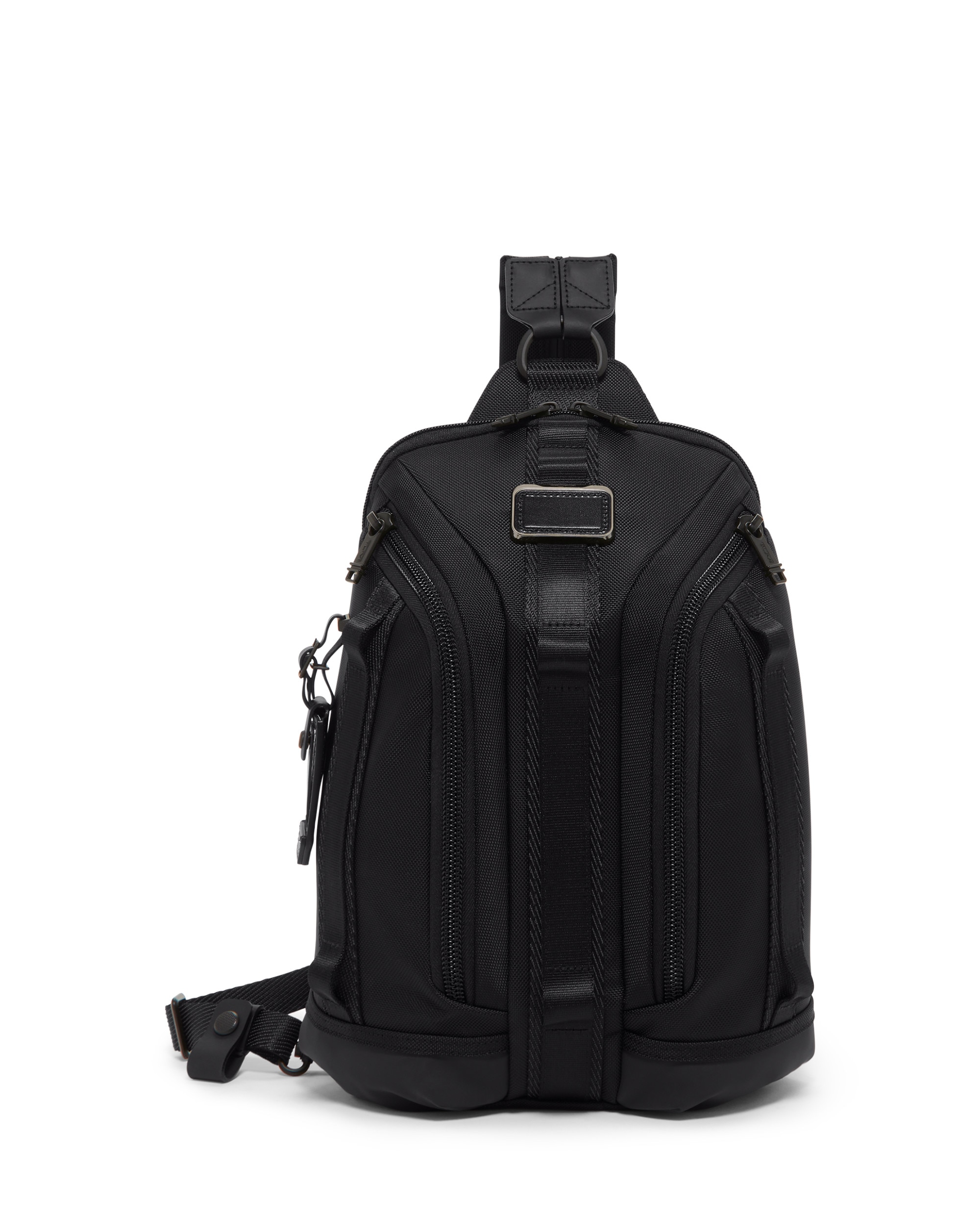 Imagen 0 de Bolso sling Alpha Bravo Knight de nailon Negro