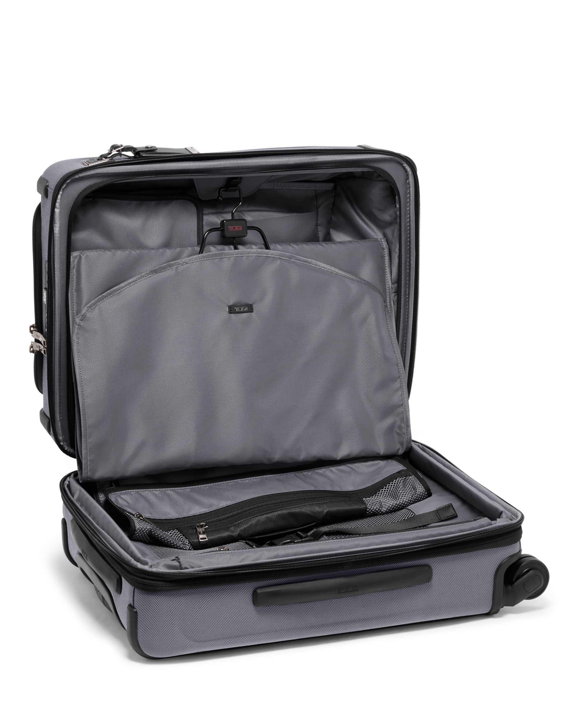 Maleta de cabina expandible alpha x continental dual access con capacidad hasta 54 litros - Tumi - Gris Gris-5