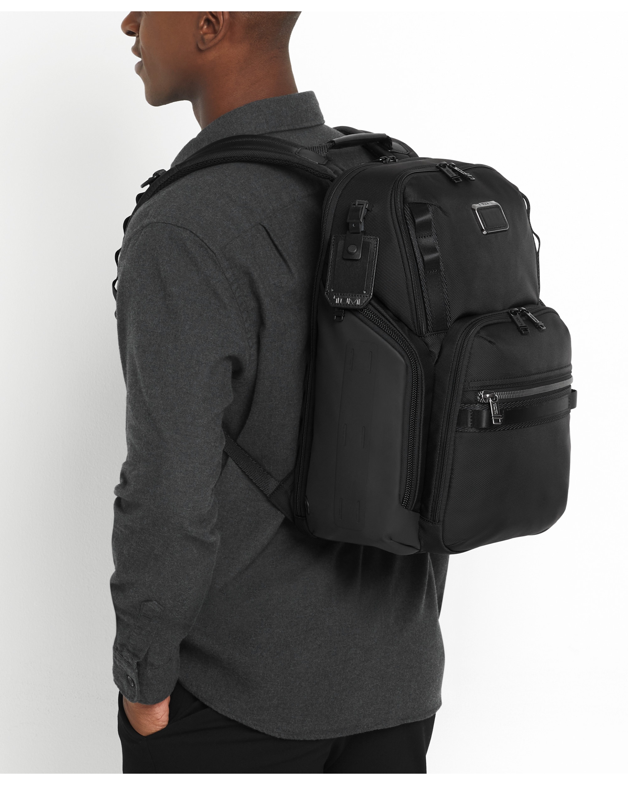 Mochila Search en negro con cremallera y espacio para el portátil - Tumi - Negro Negro-6