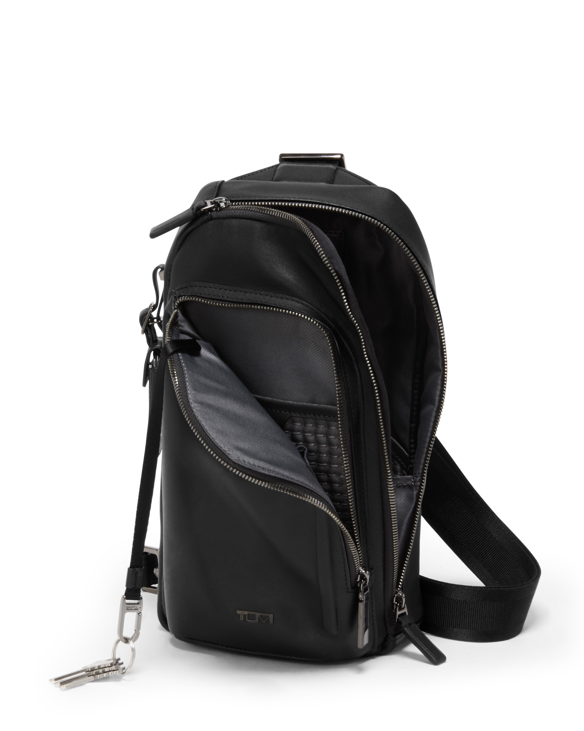 Bolso Sling Harrison de piel - Tumi - Negro Negro-6