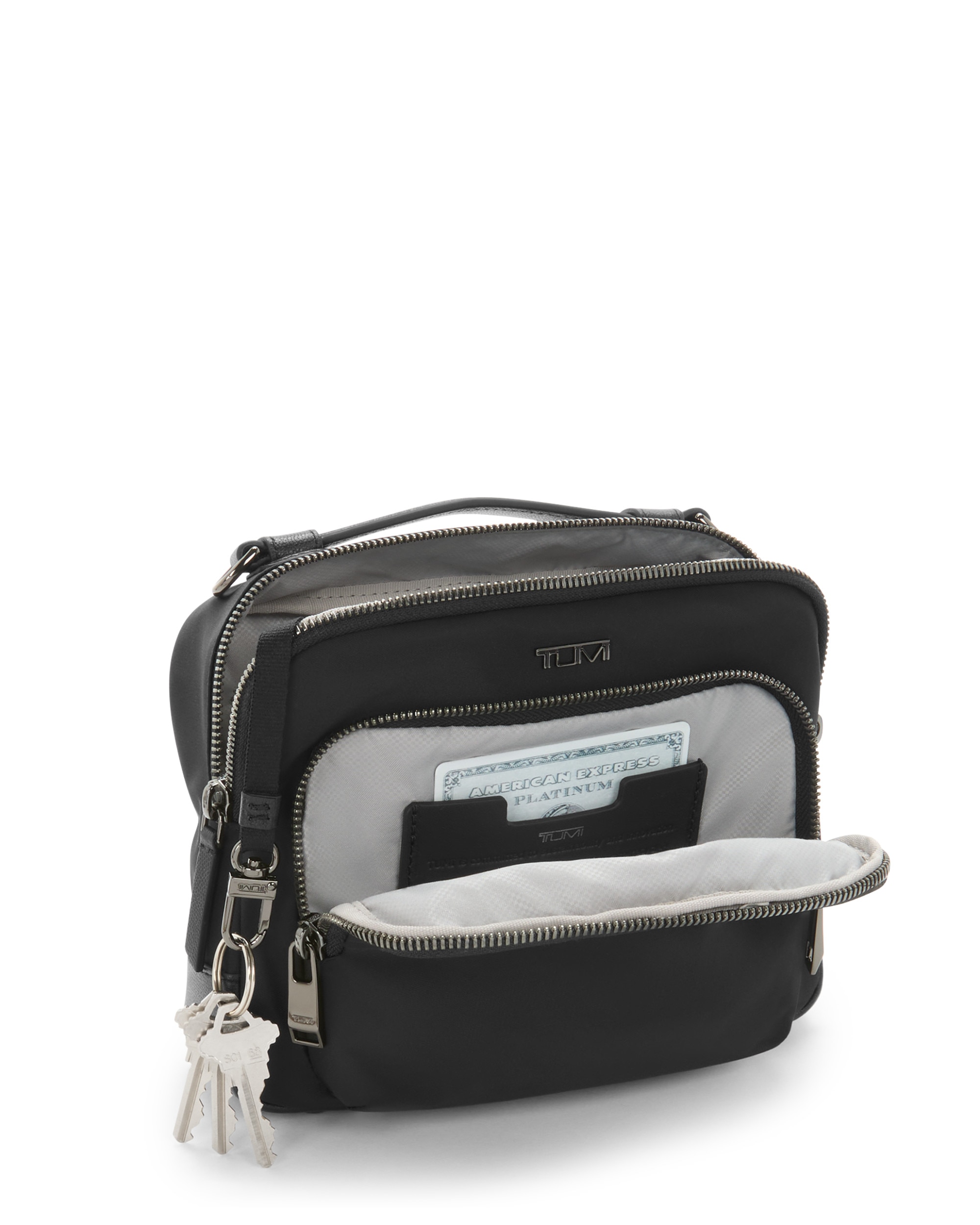 Bolso crossbody Teghan Voyageur de nylon - Tumi - Negro mate Negro mate-3
